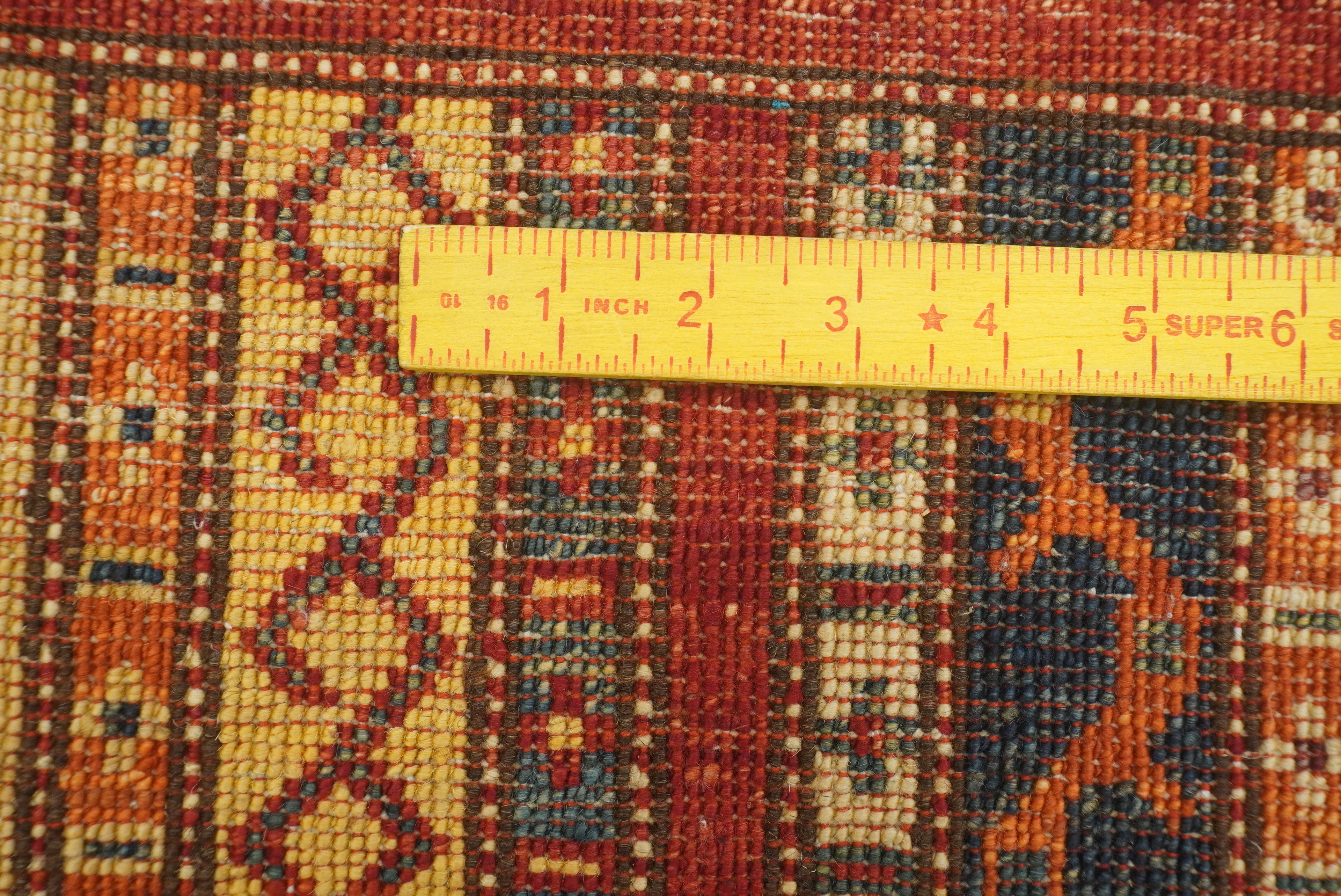 2x3 Red Turkish Hand-Knotted Wool Rug - Yildiz Rugs