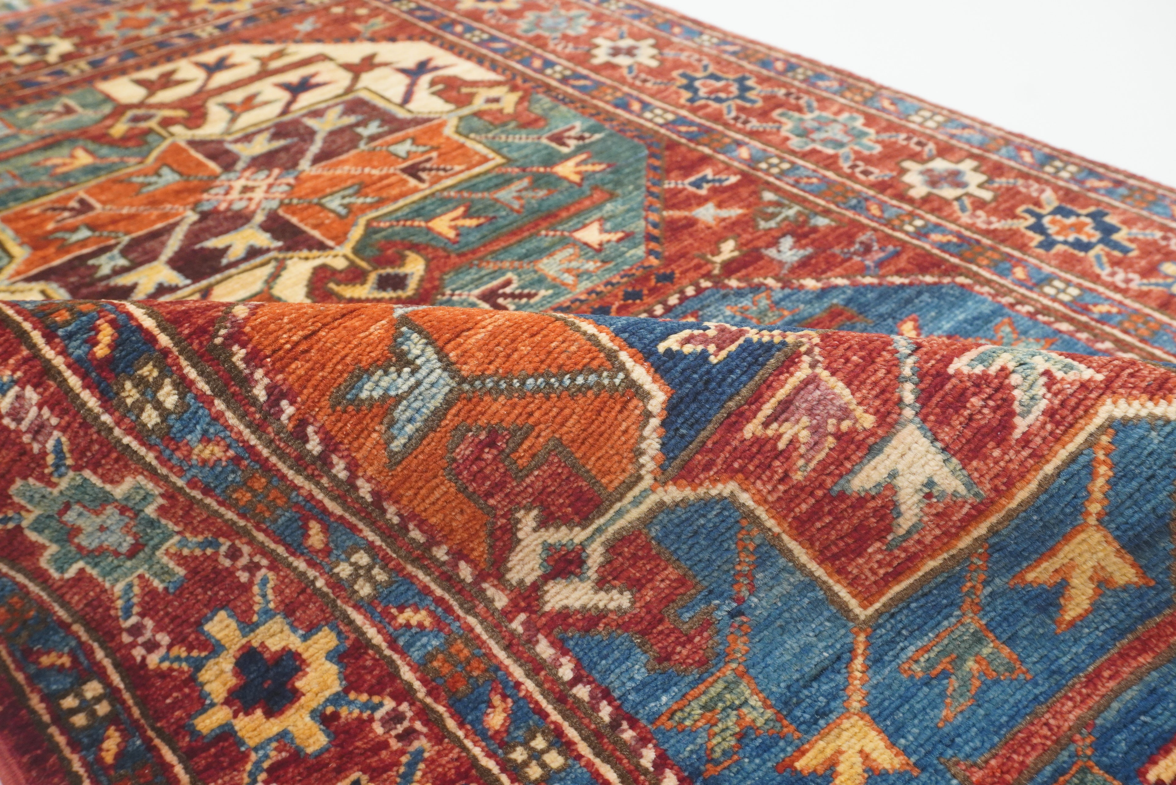 2'8"x4'4" Red Ersari Hand Knotted Afghan Oriental Rug - Yildiz Rugs