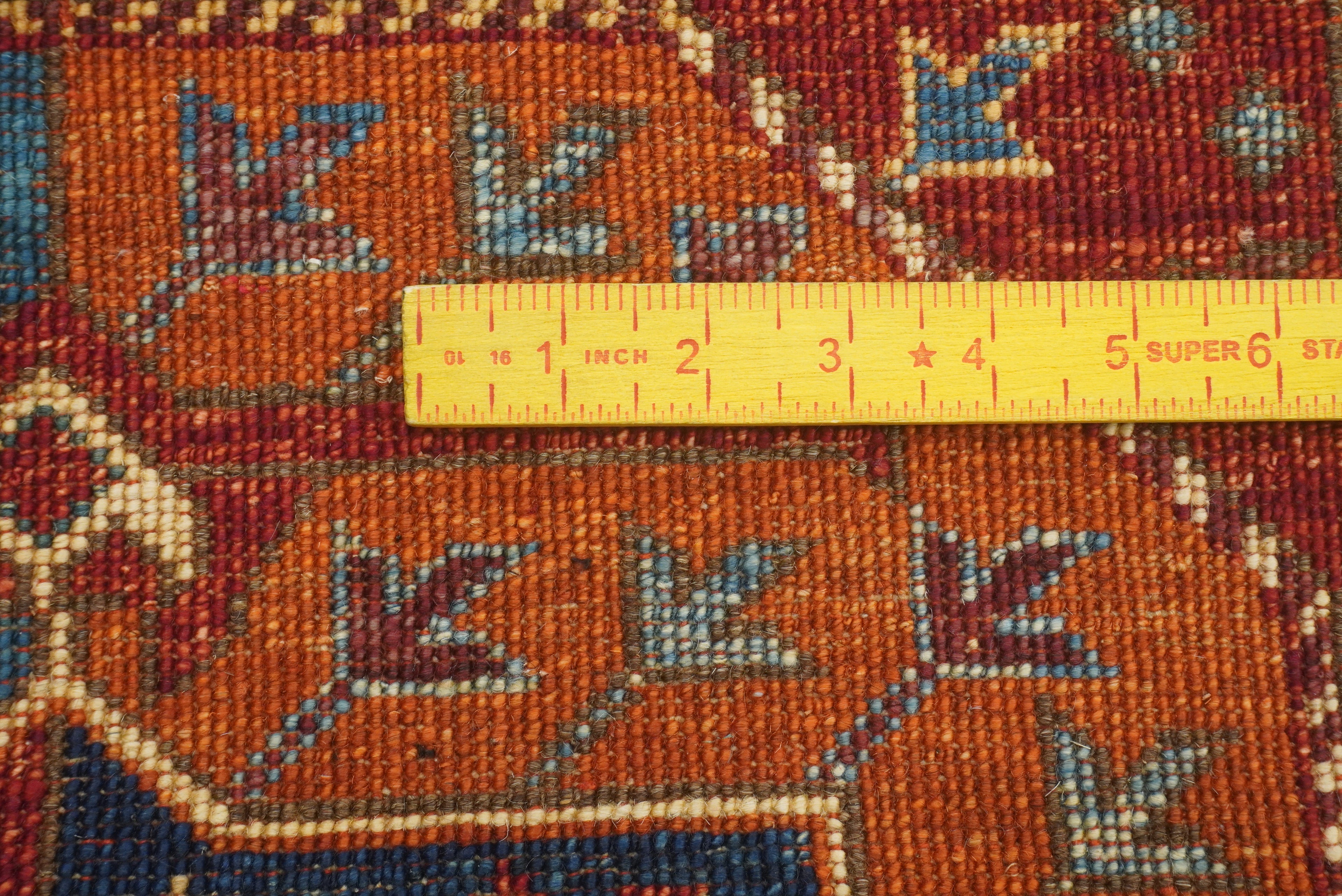 2'8"x4'4" Red Ersari Hand Knotted Afghan Oriental Rug - Yildiz Rugs