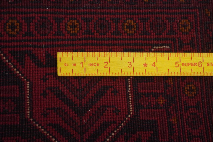 3x5 Red Kunduz Afghan Hand Knotted Oriental Rug - Yildiz Rugs