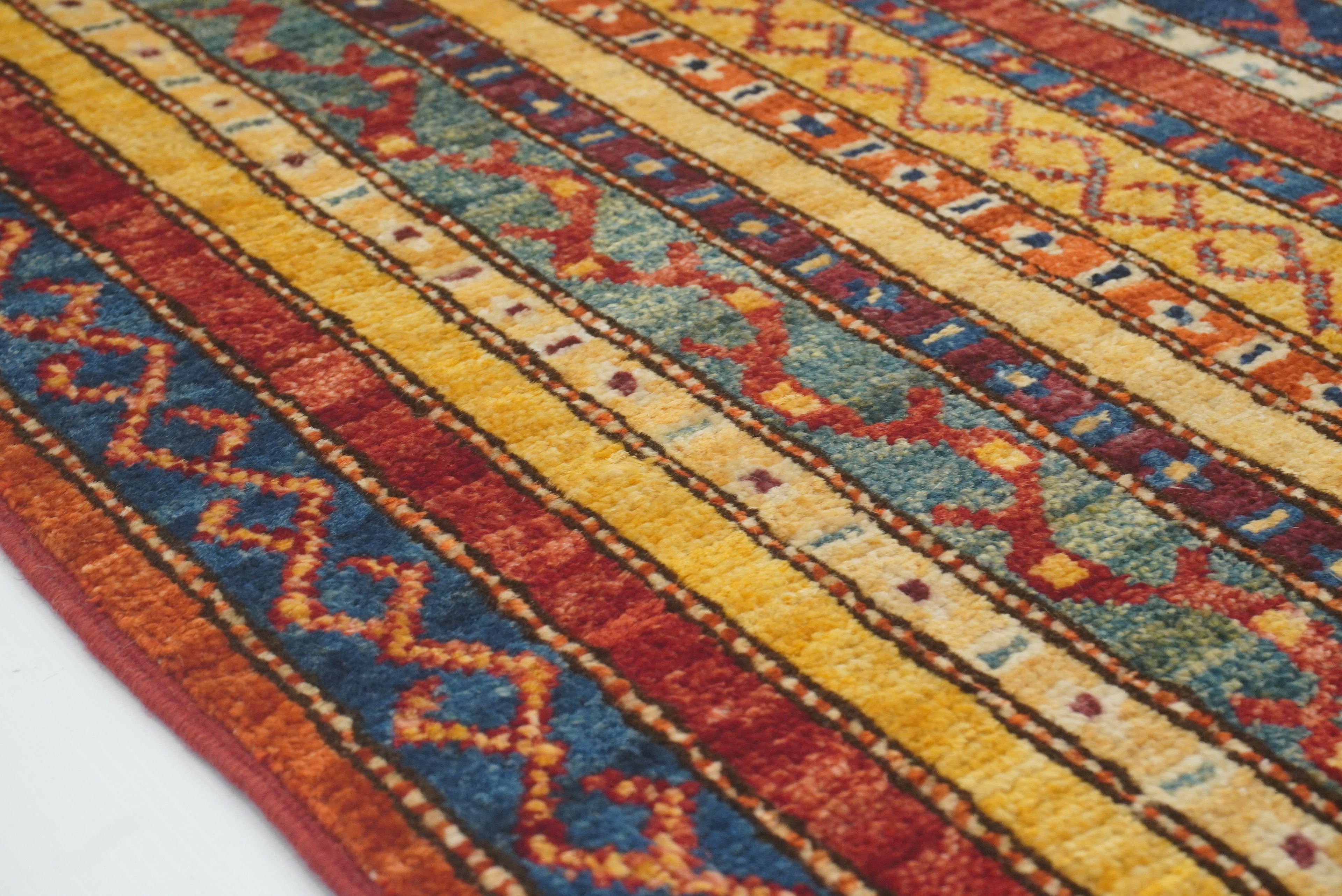 2x3 Red Turkish Hand-Knotted Wool Rug - Yildiz Rugs