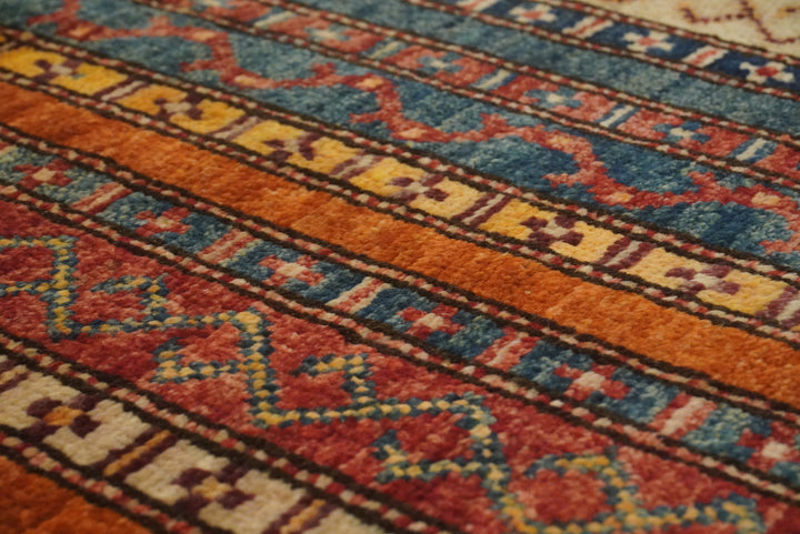 4x6 Red Shawl Hand Knotted Wool Rug - Yildiz Rugs