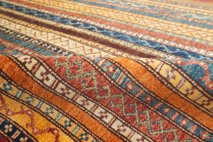 4x6 Red Shawl Hand Knotted Wool Rug - Yildiz Rugs