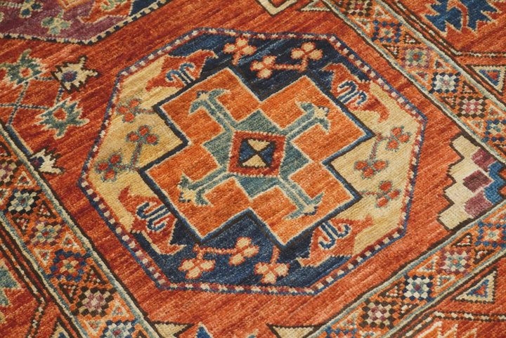 3x4 Red Ersari Hand Knotted Afghan Oriental Rug - Yildiz Rugs