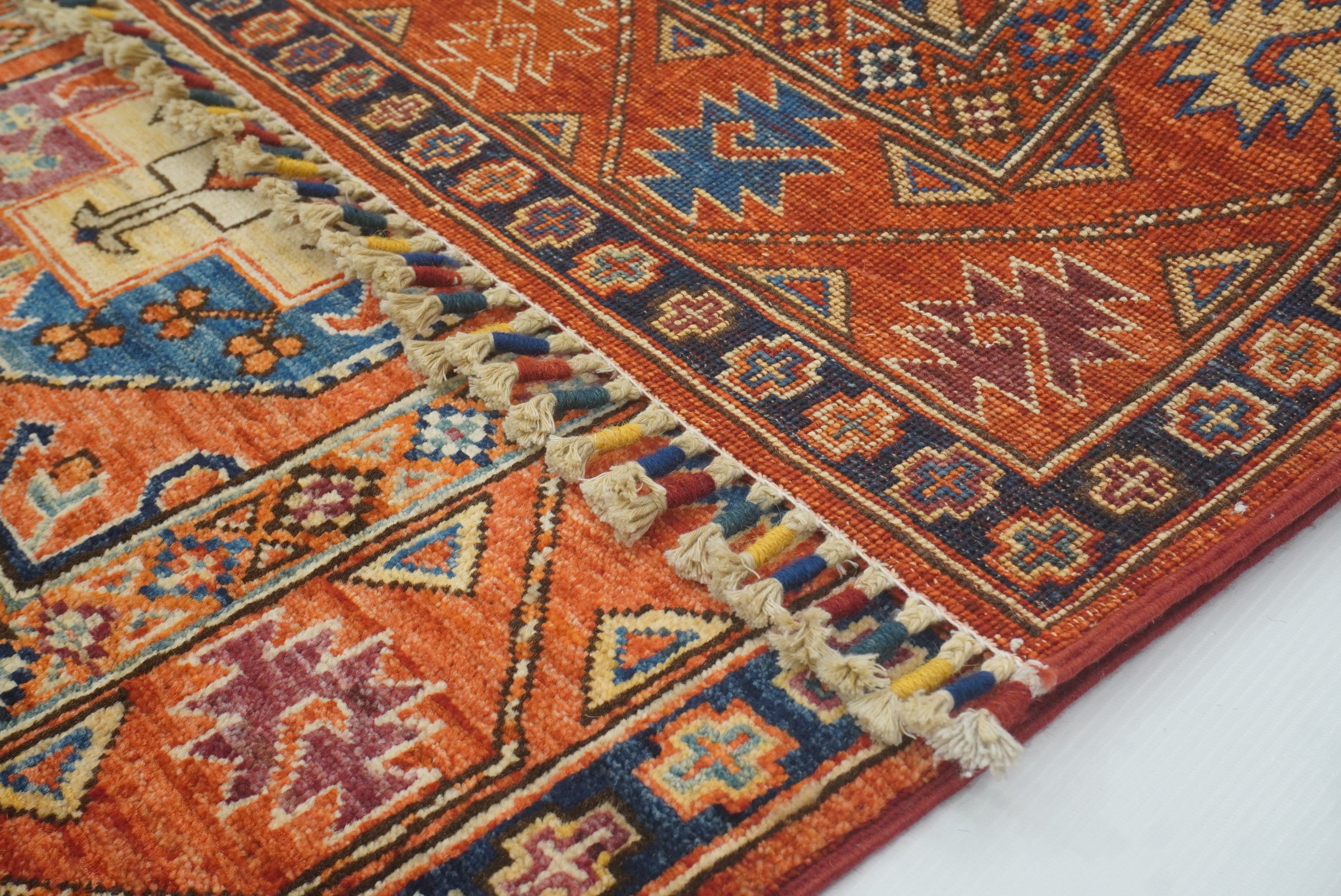 3x4 Red Ersari Hand Knotted Afghan Oriental Rug - Yildiz Rugs