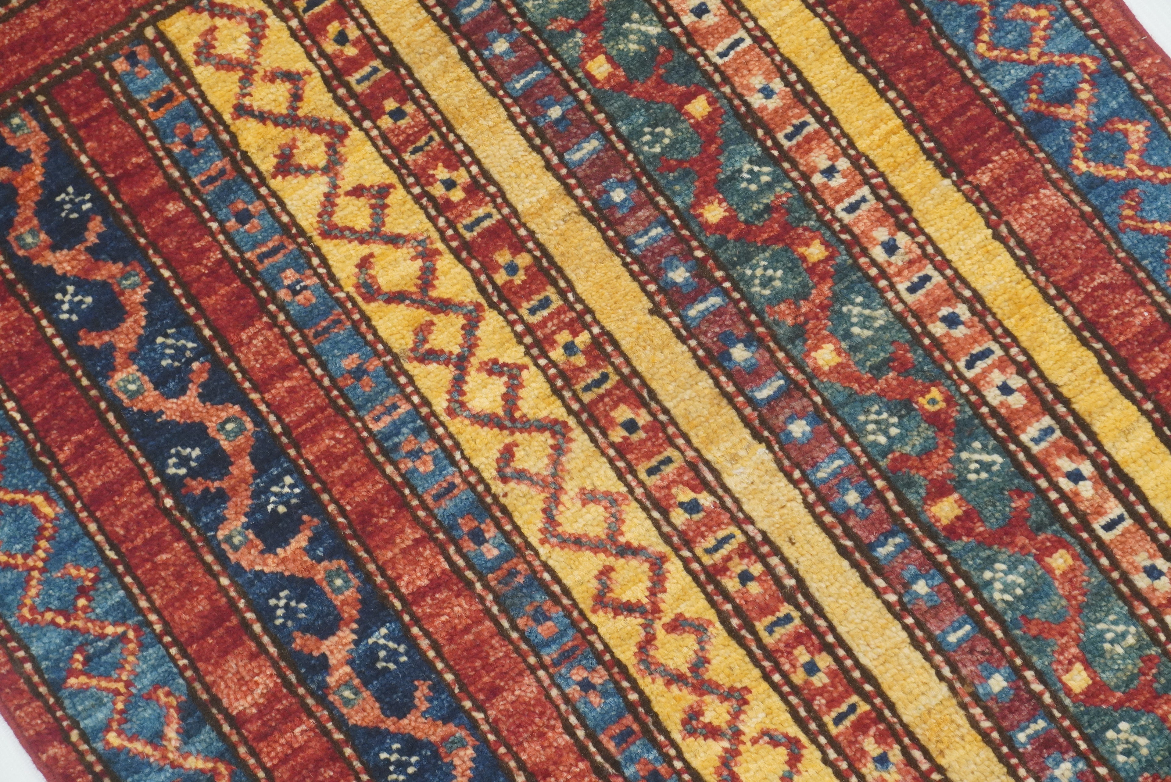 2x3 Red Turkish Hand-Knotted Wool Rug - Yildiz Rugs