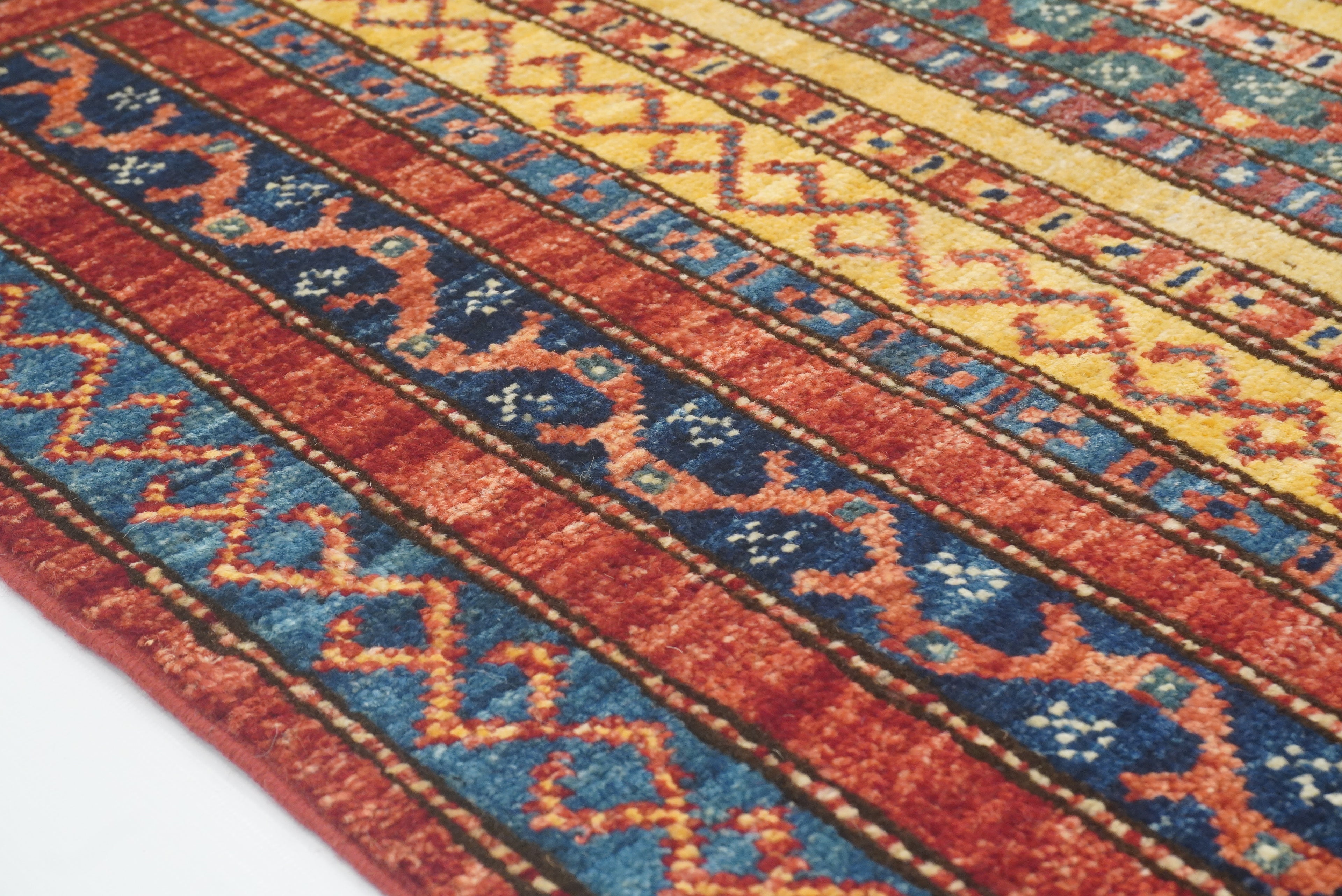 2x3 Red Turkish Hand-Knotted Wool Rug - Yildiz Rugs