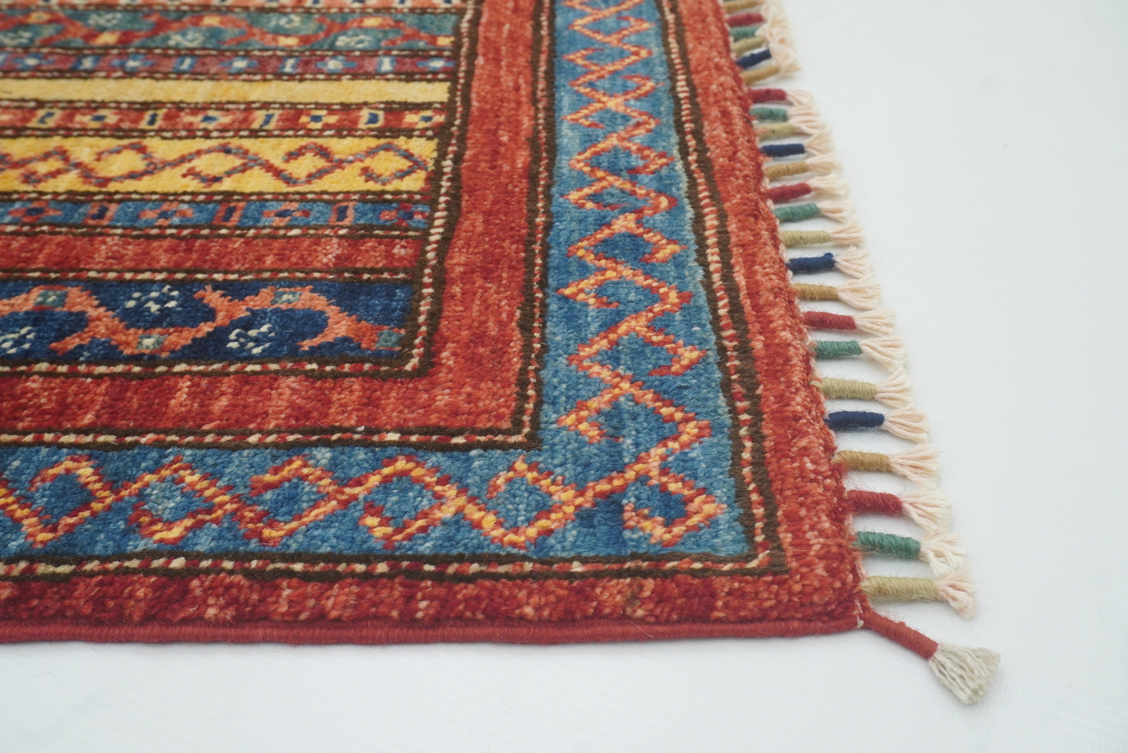 2x3 Red Turkish Hand-Knotted Wool Rug - Yildiz Rugs