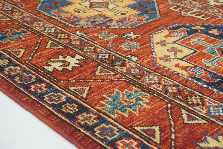 3x4 Red Ersari Hand Knotted Afghan Oriental Rug - Yildiz Rugs