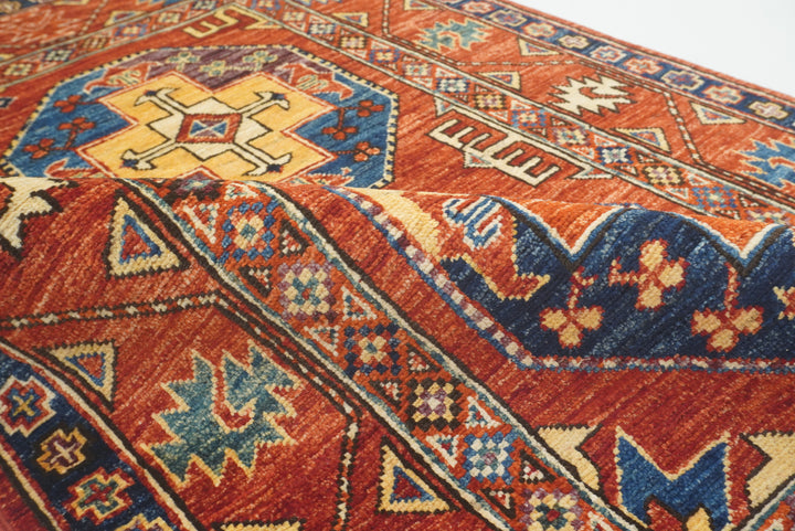 3x4 Red Ersari Hand Knotted Afghan Oriental Rug - Yildiz Rugs