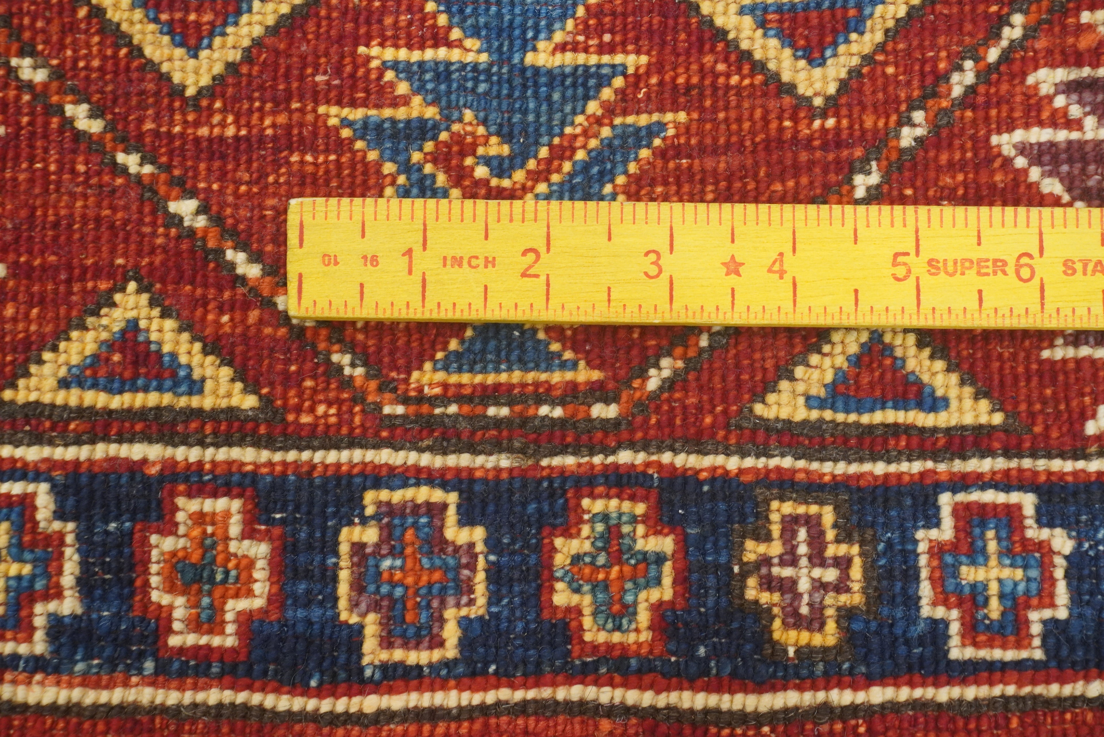 3x4 Red Ersari Hand Knotted Afghan Oriental Rug - Yildiz Rugs