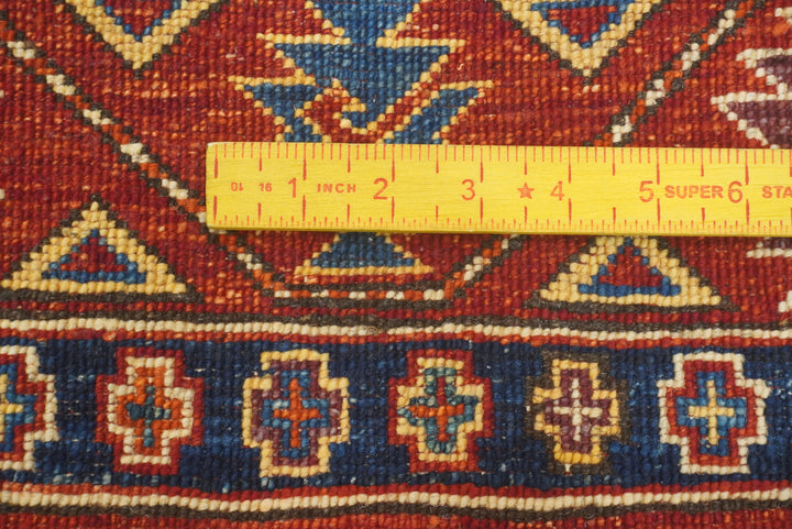 3x4 Red Ersari Hand Knotted Afghan Oriental Rug - Yildiz Rugs