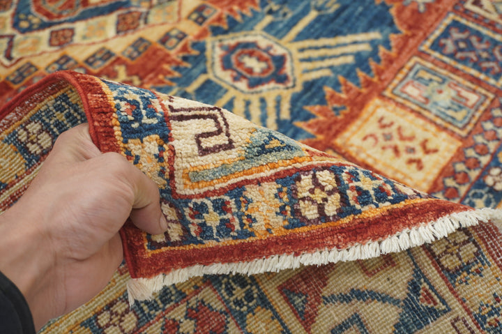 4x7 Red Vintage Shirvan Tribal Afghan Hand knotted Oriental Rug