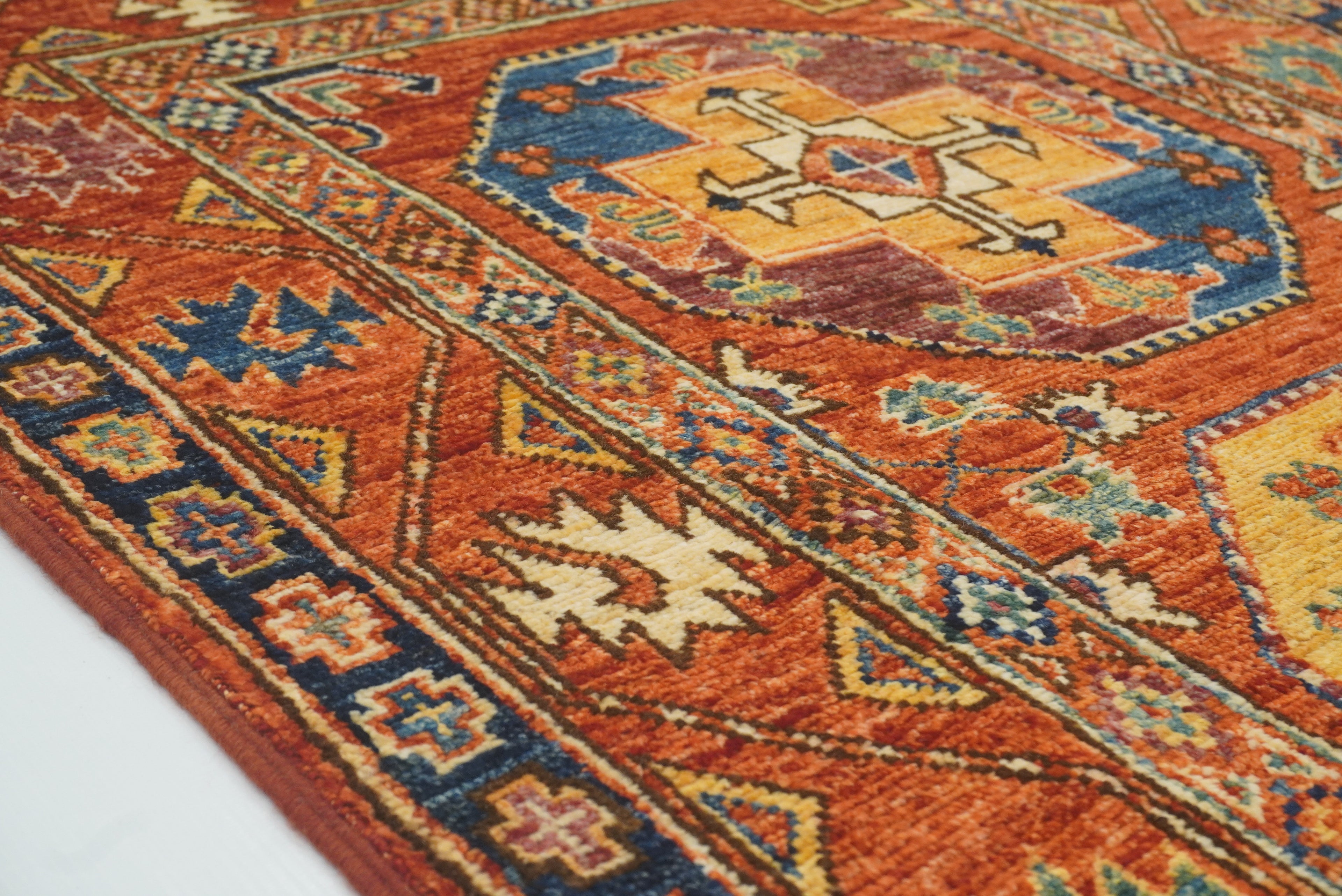 3x4 Red Ersari Hand Knotted Afghan Oriental Rug - Yildiz Rugs
