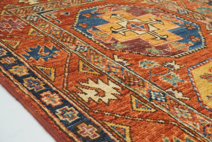 3x4 Red Ersari Hand Knotted Afghan Oriental Rug - Yildiz Rugs