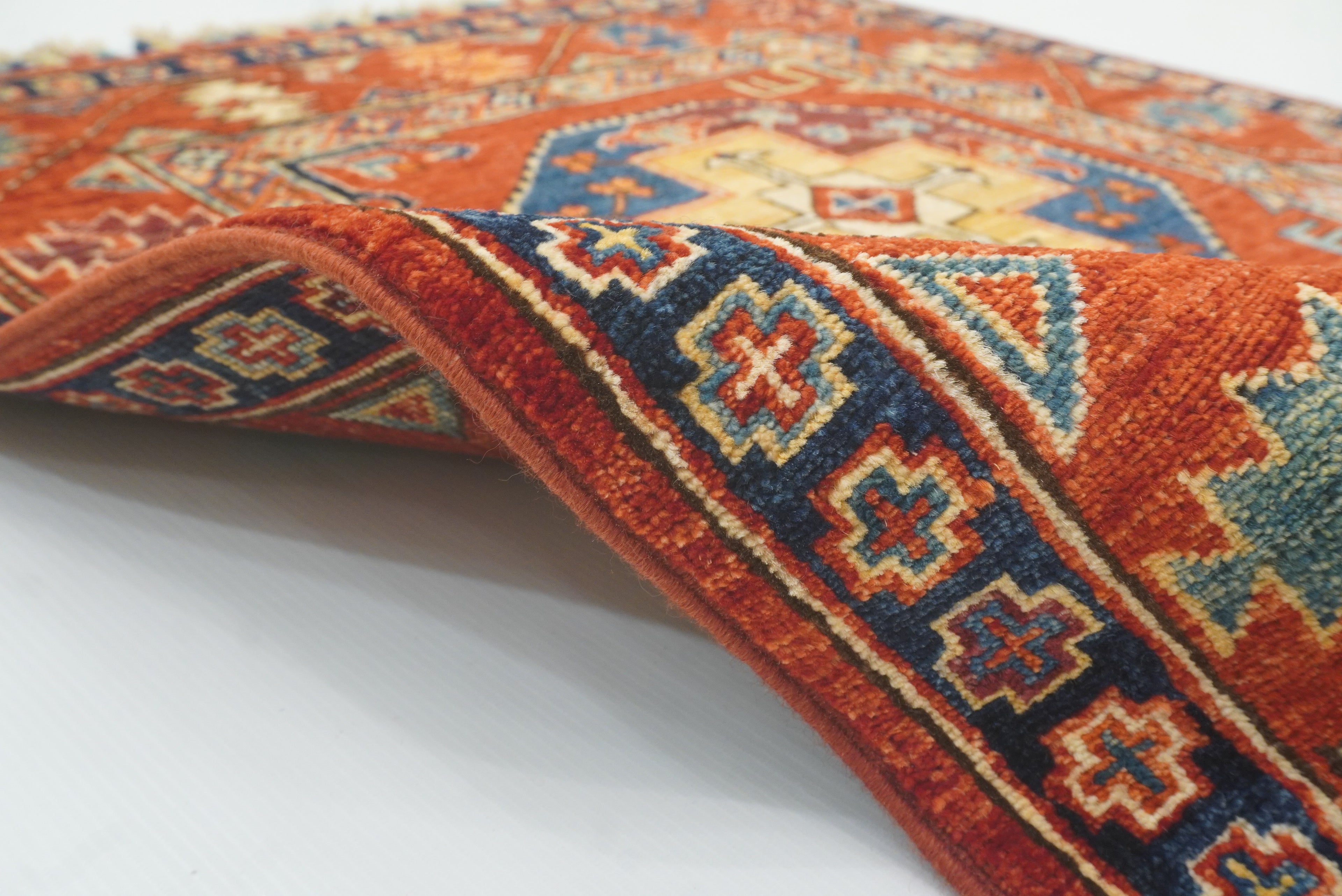 3x4 Red Ersari Hand Knotted Afghan Oriental Rug - Yildiz Rugs