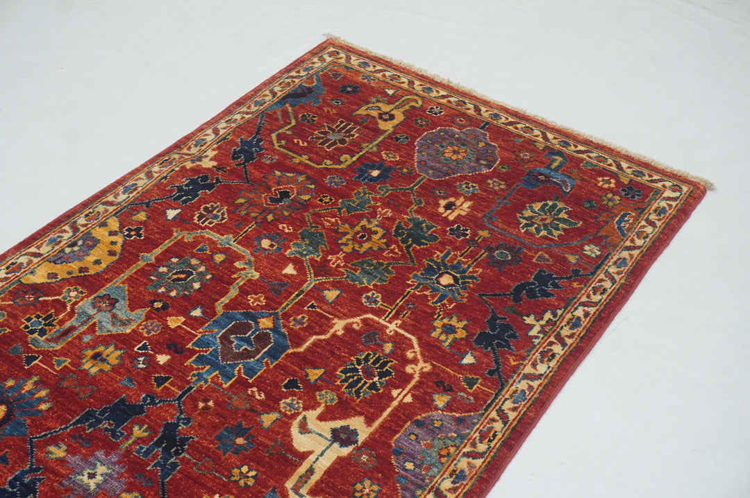 11 ft Red Bidjar Afghan Hand knotted Oriental Runner Rug