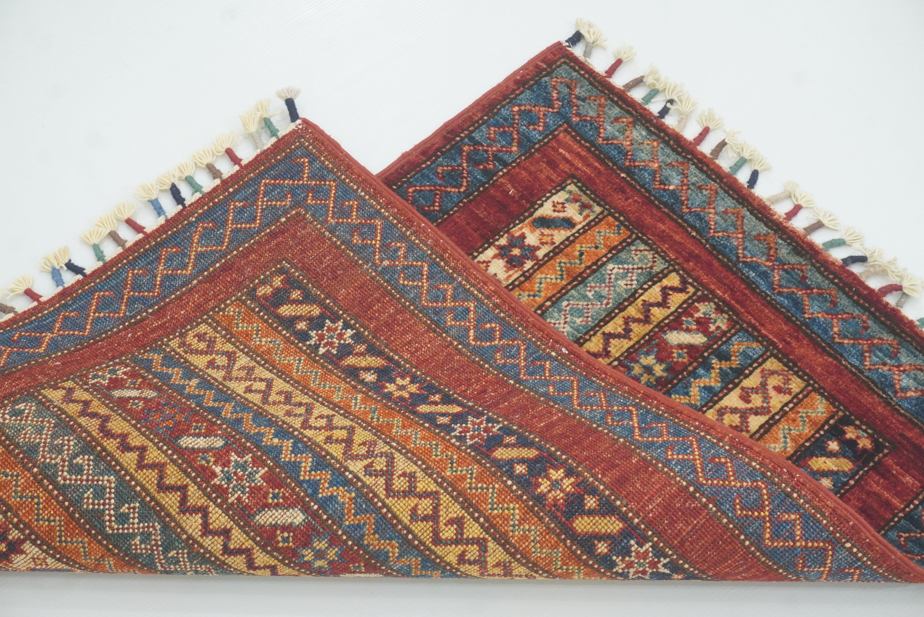 2x3 Red Turkish Hand-Knotted Wool Rug - Yildiz Rugs