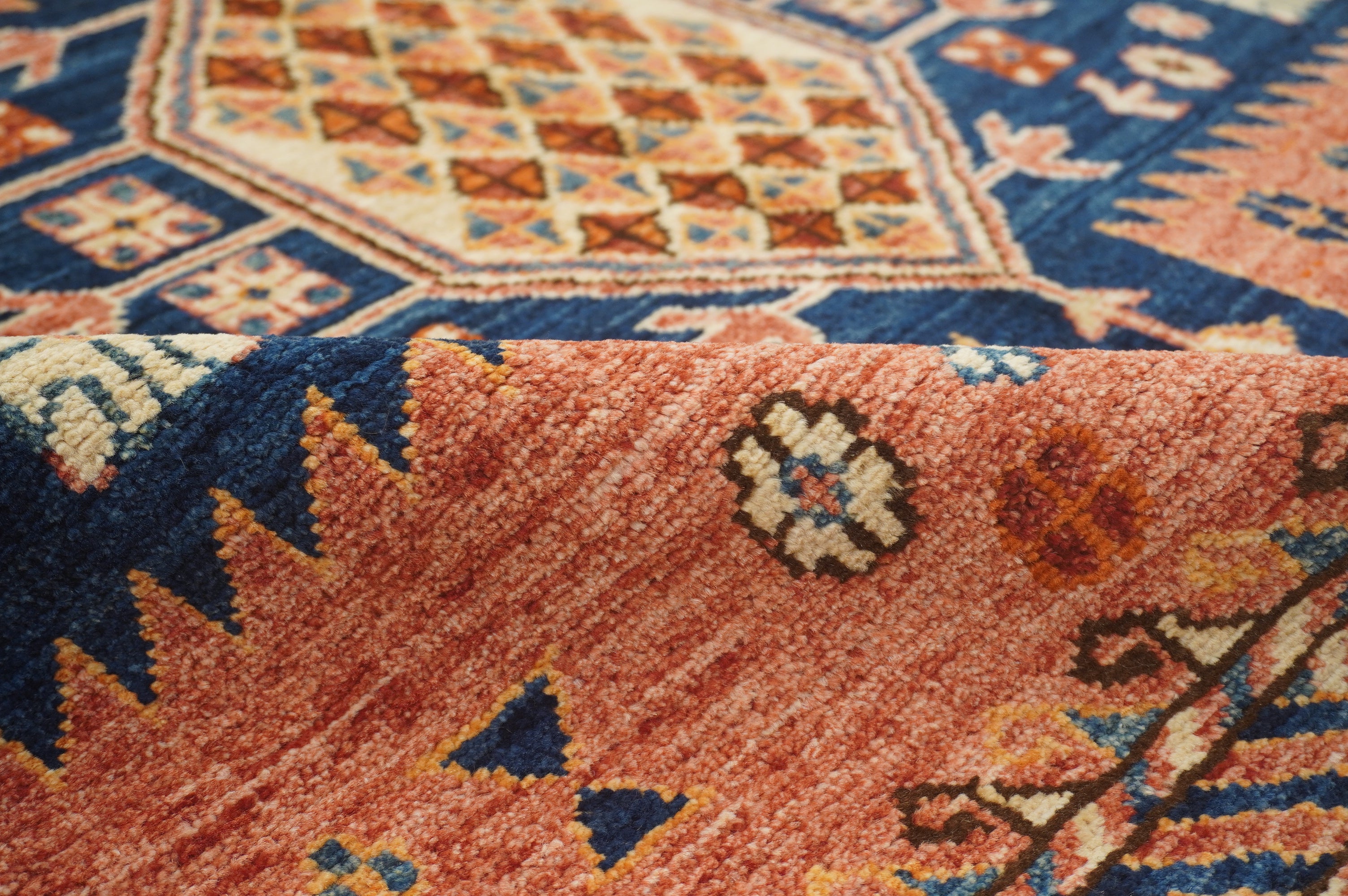 5x9 Rusty Red Vintage Shirvan Afghan Hand knotted Oriental rug - Yildiz Rugs