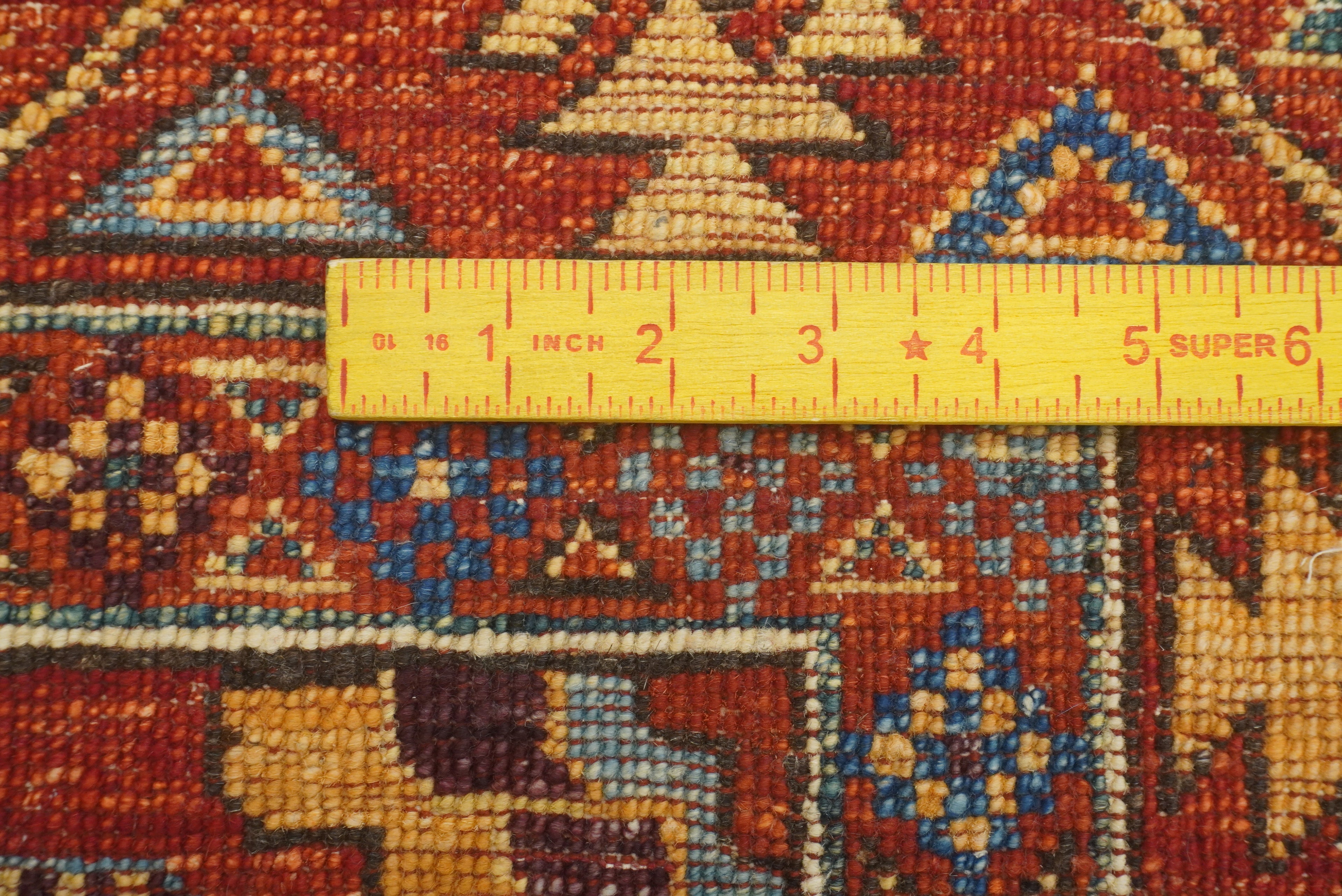 3x4 Red Ersari Hand Knotted Afghan Oriental Rug - Yildiz Rugs