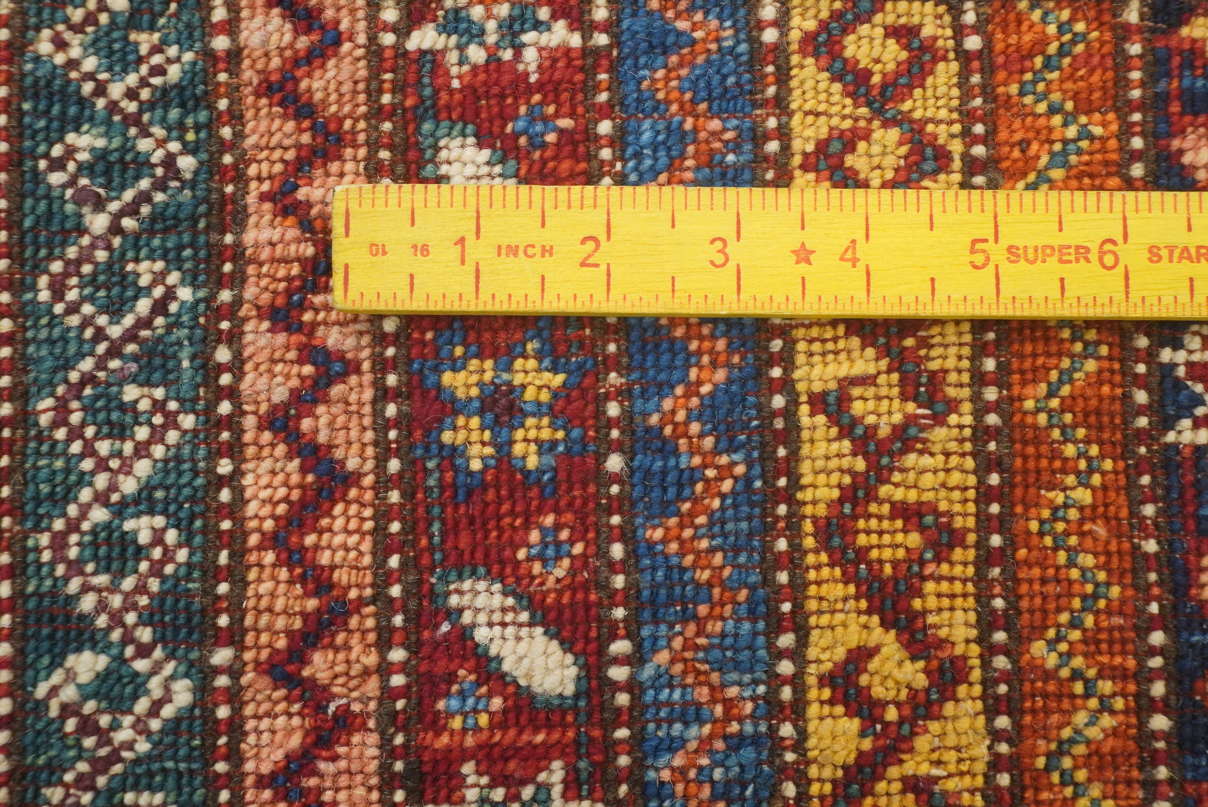 2x3 Red Turkish Hand-Knotted Wool Rug - Yildiz Rugs