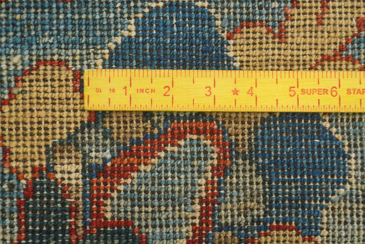9x12 Oushak A Blue Hand knotted Wool Rug - Yildiz Rugs