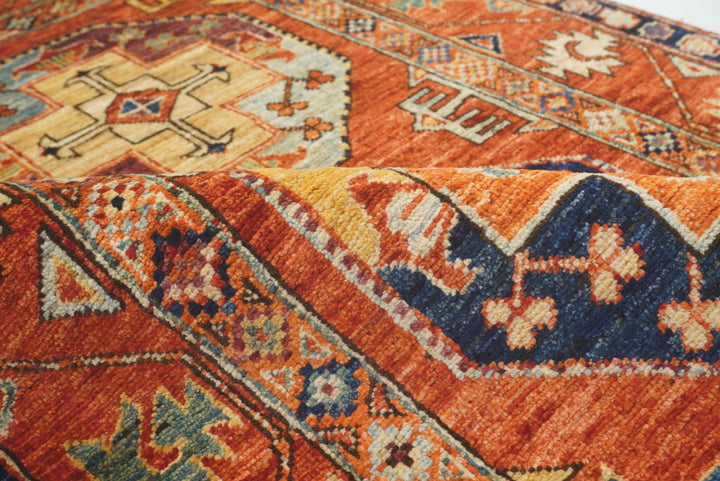 3x4 Red Ersari Hand Knotted Afghan Wool Oriental Rug - Yildiz Rugs