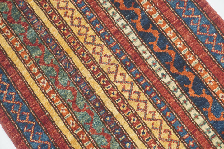2x3 Red Turkish Hand-Knotted Wool Rug - Yildiz Rugs