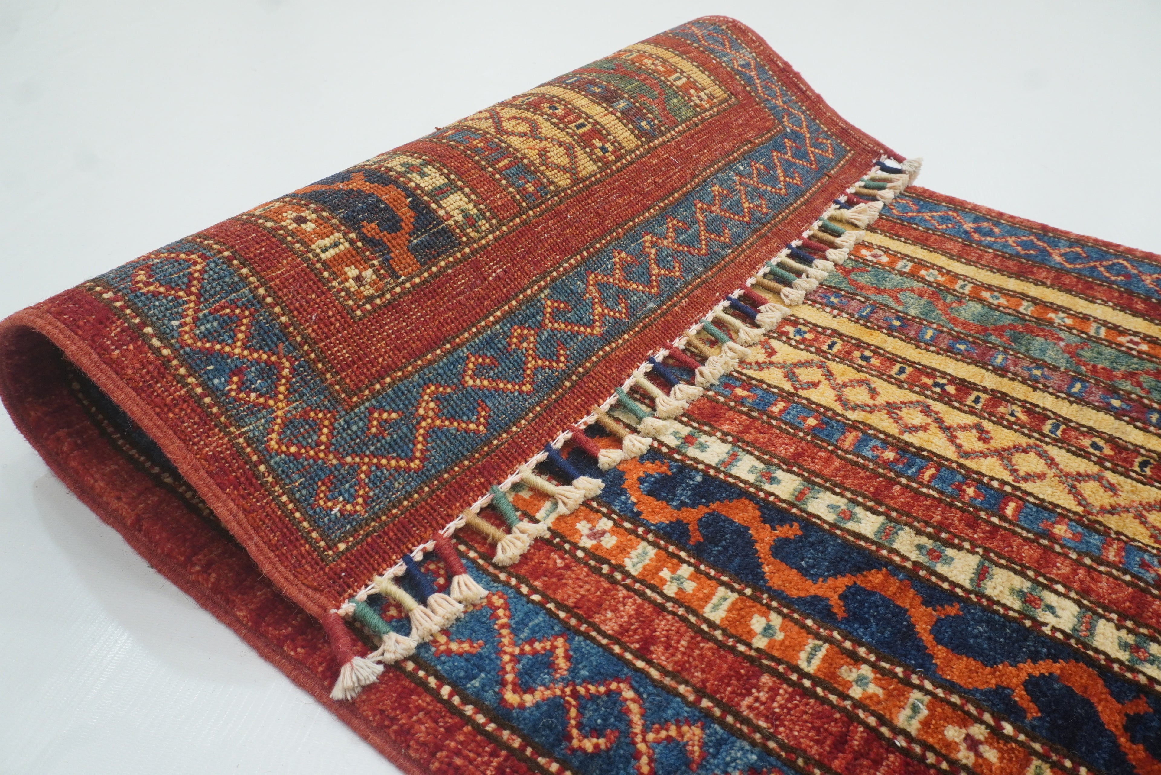 2x3 Red Turkish Hand-Knotted Wool Rug - Yildiz Rugs