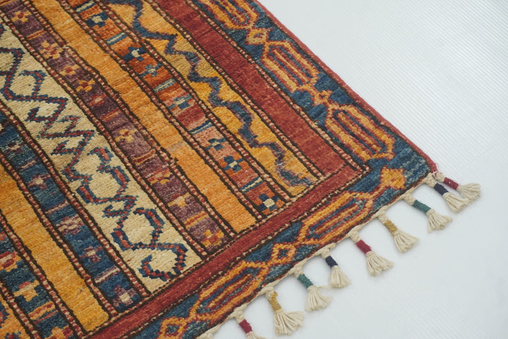 2x3 Red Turkish Hand-Knotted Wool Rug - Yildiz Rugs