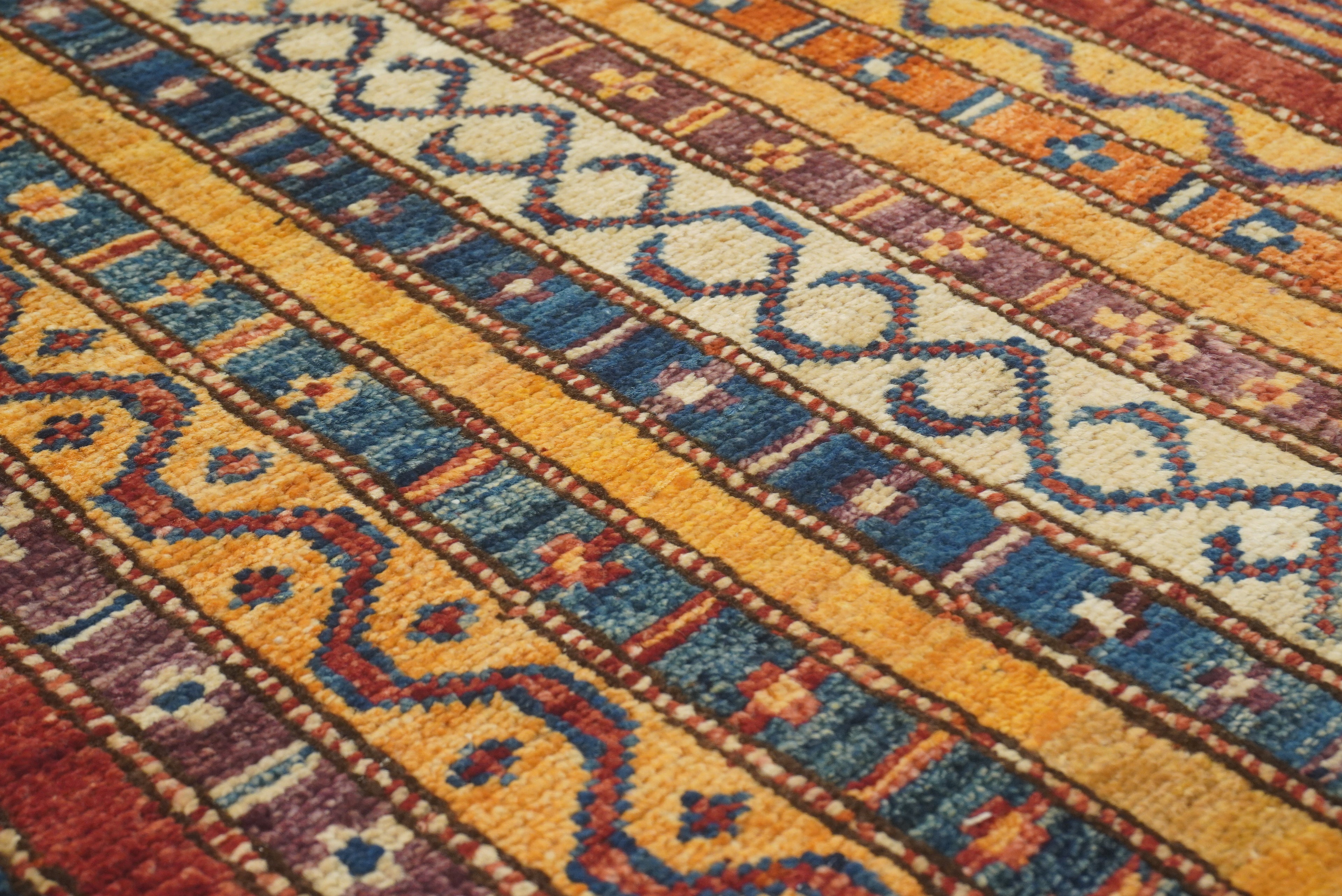 2x3 Red Turkish Hand-Knotted Wool Rug - Yildiz Rugs