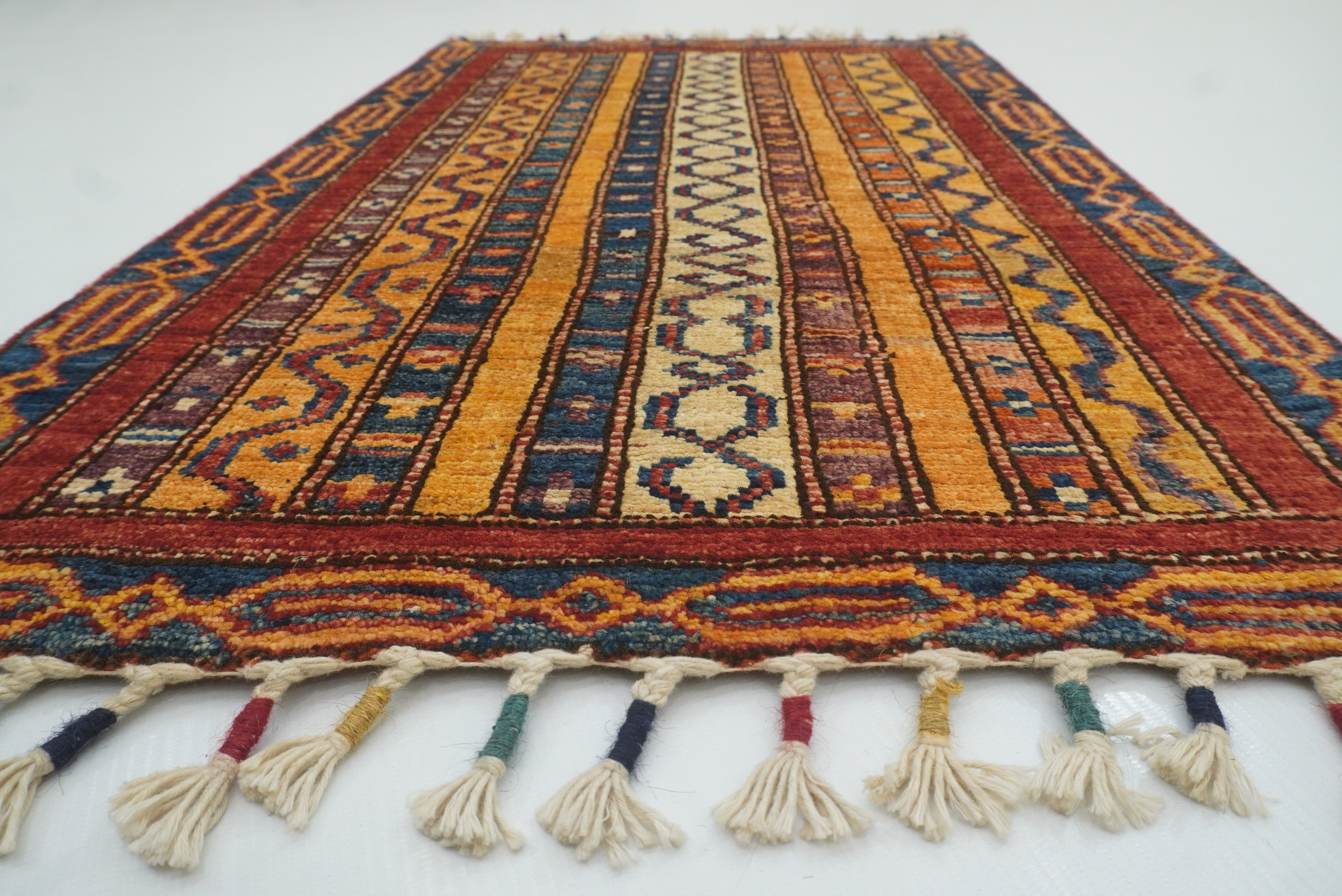 2x3 Red Turkish Hand-Knotted Wool Rug - Yildiz Rugs
