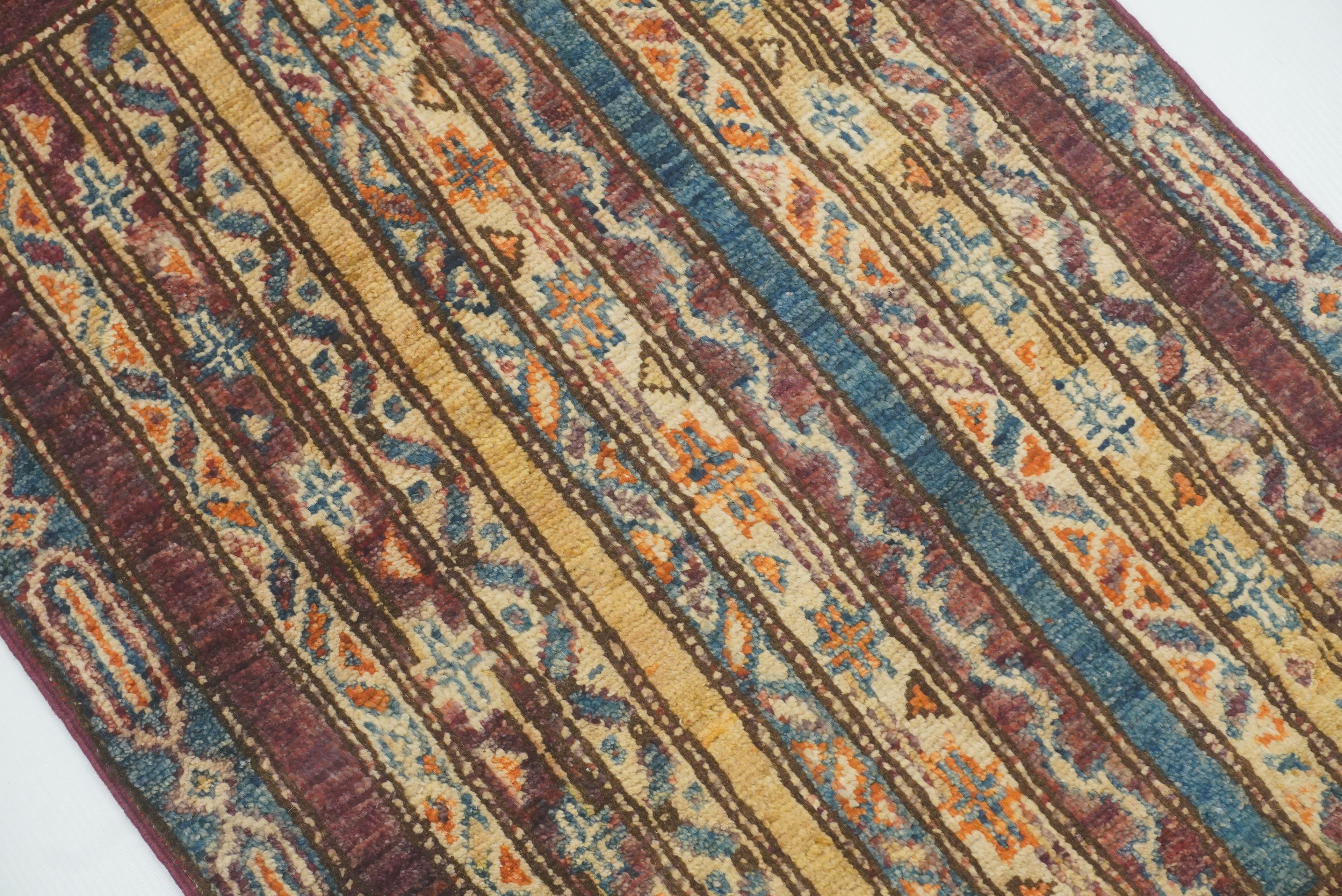 2x3 Purple Turkish Hand-Knotted Wool Rug - Yildiz Rugs