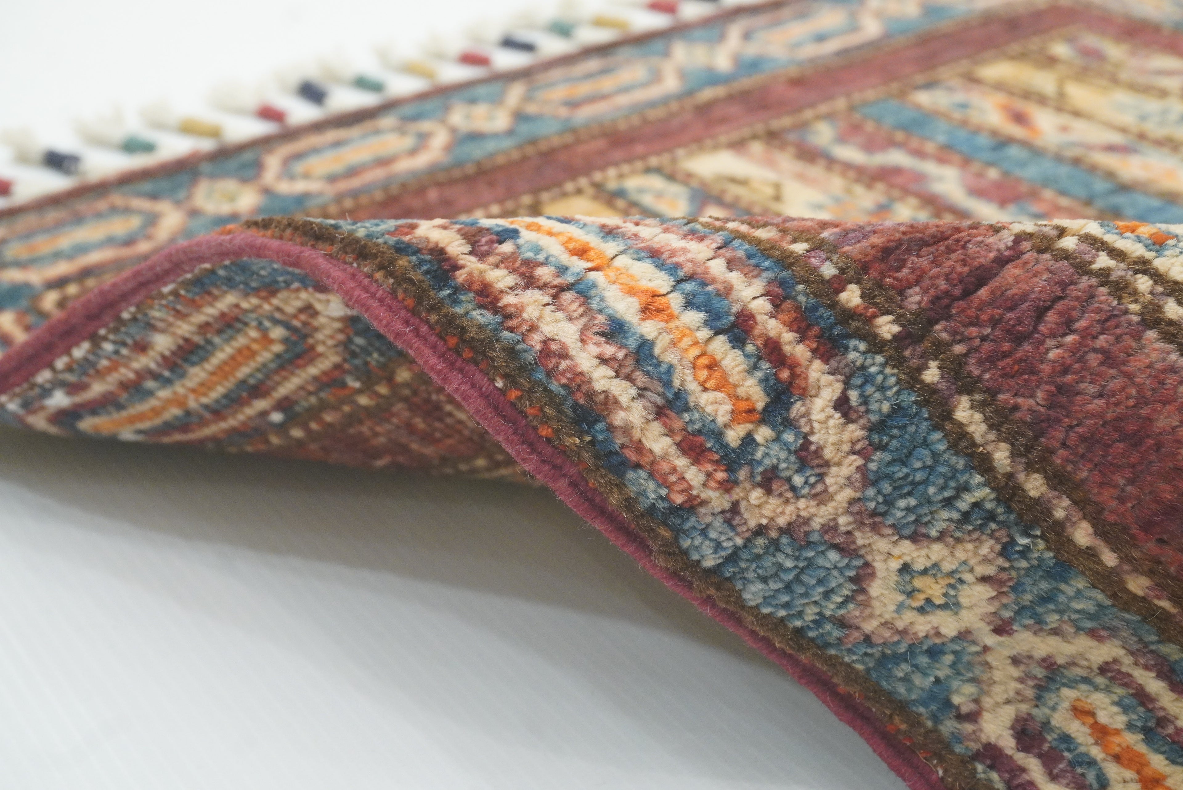 2x3 Purple Turkish Hand-Knotted Wool Rug - Yildiz Rugs
