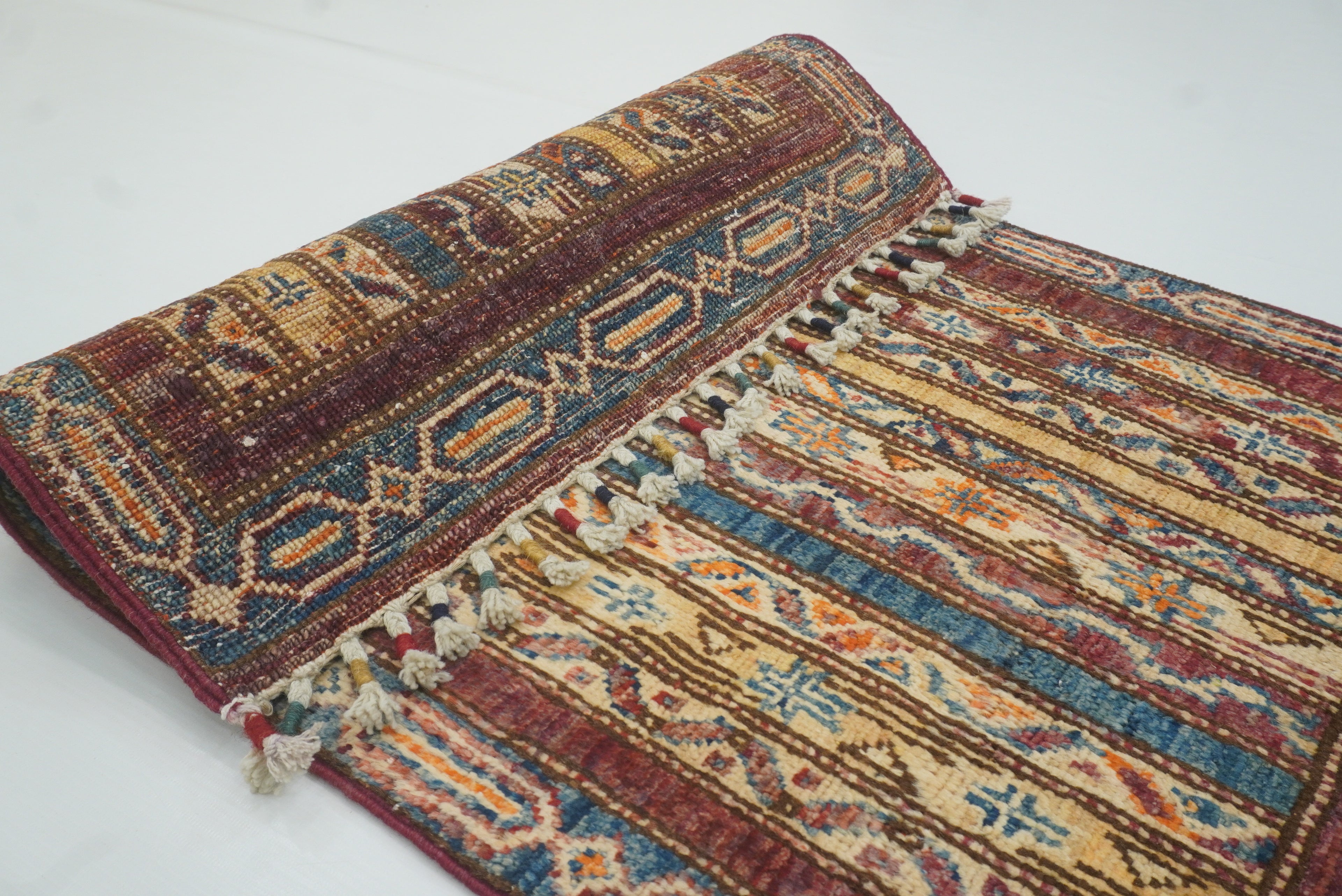 2x3 Purple Turkish Hand-Knotted Wool Rug - Yildiz Rugs