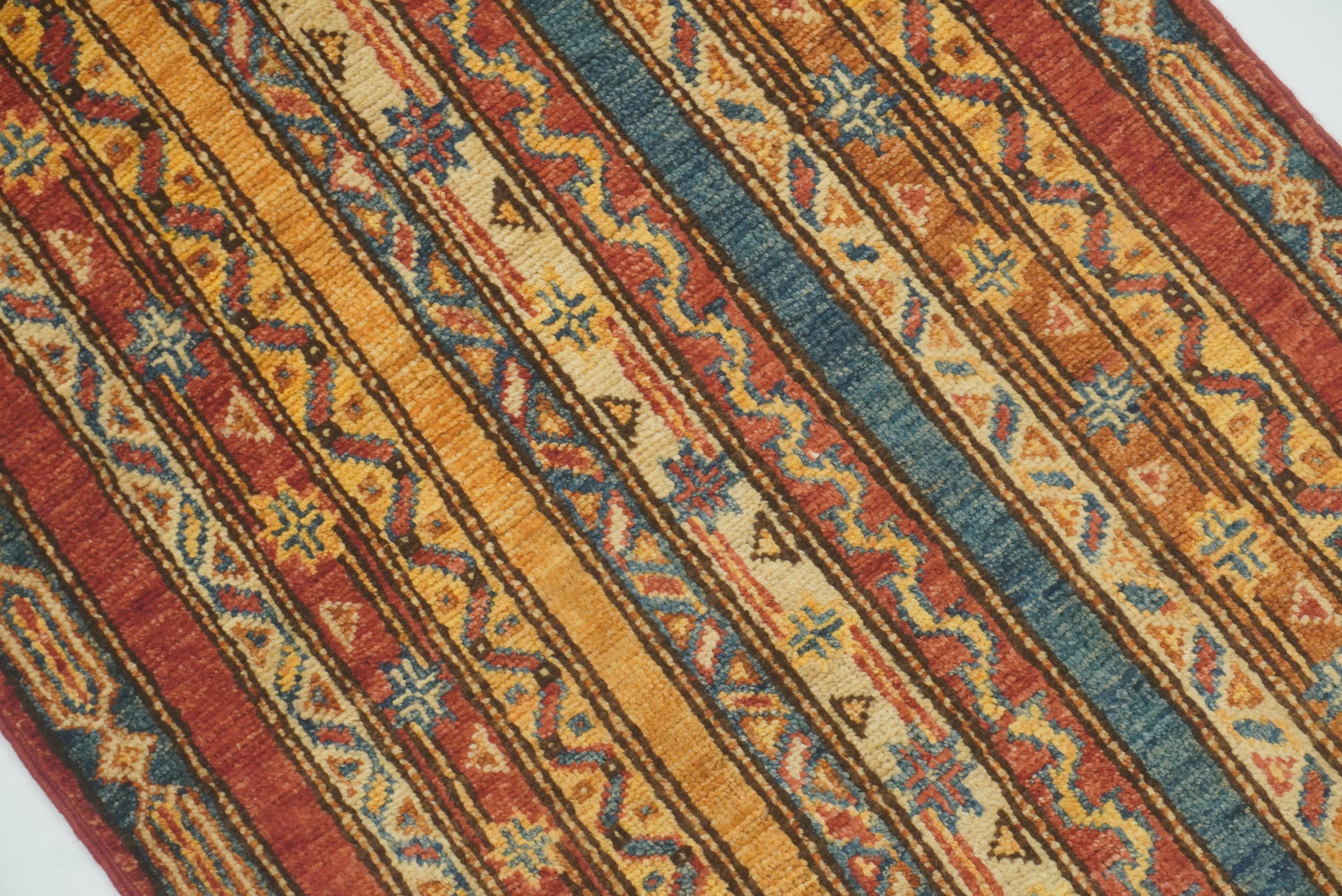 2x3 Red Turkish Hand-Knotted Wool Rug - Yildiz Rugs