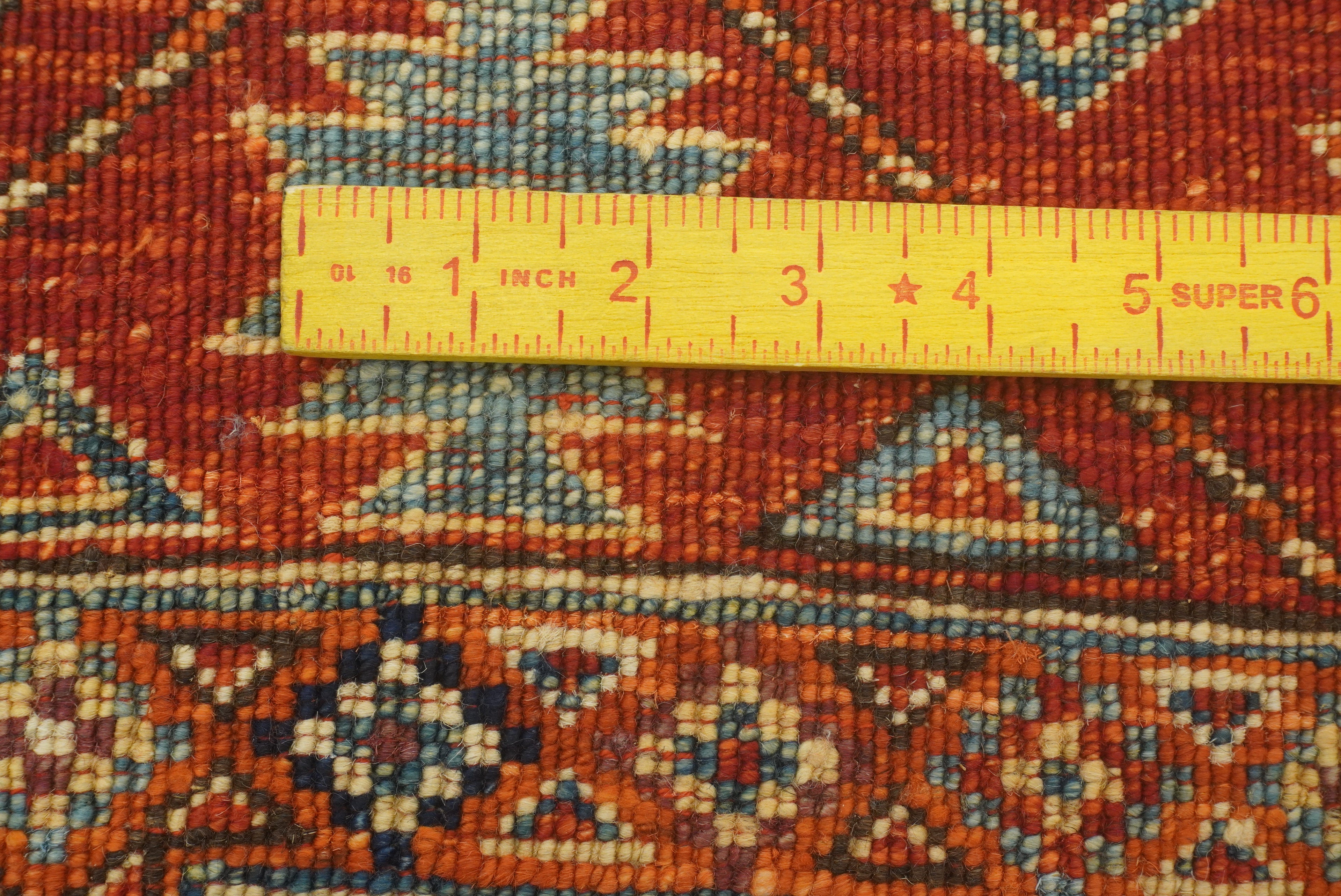 3x4 Red Ersari Hand Knotted Afghan Wool Oriental Rug - Yildiz Rugs