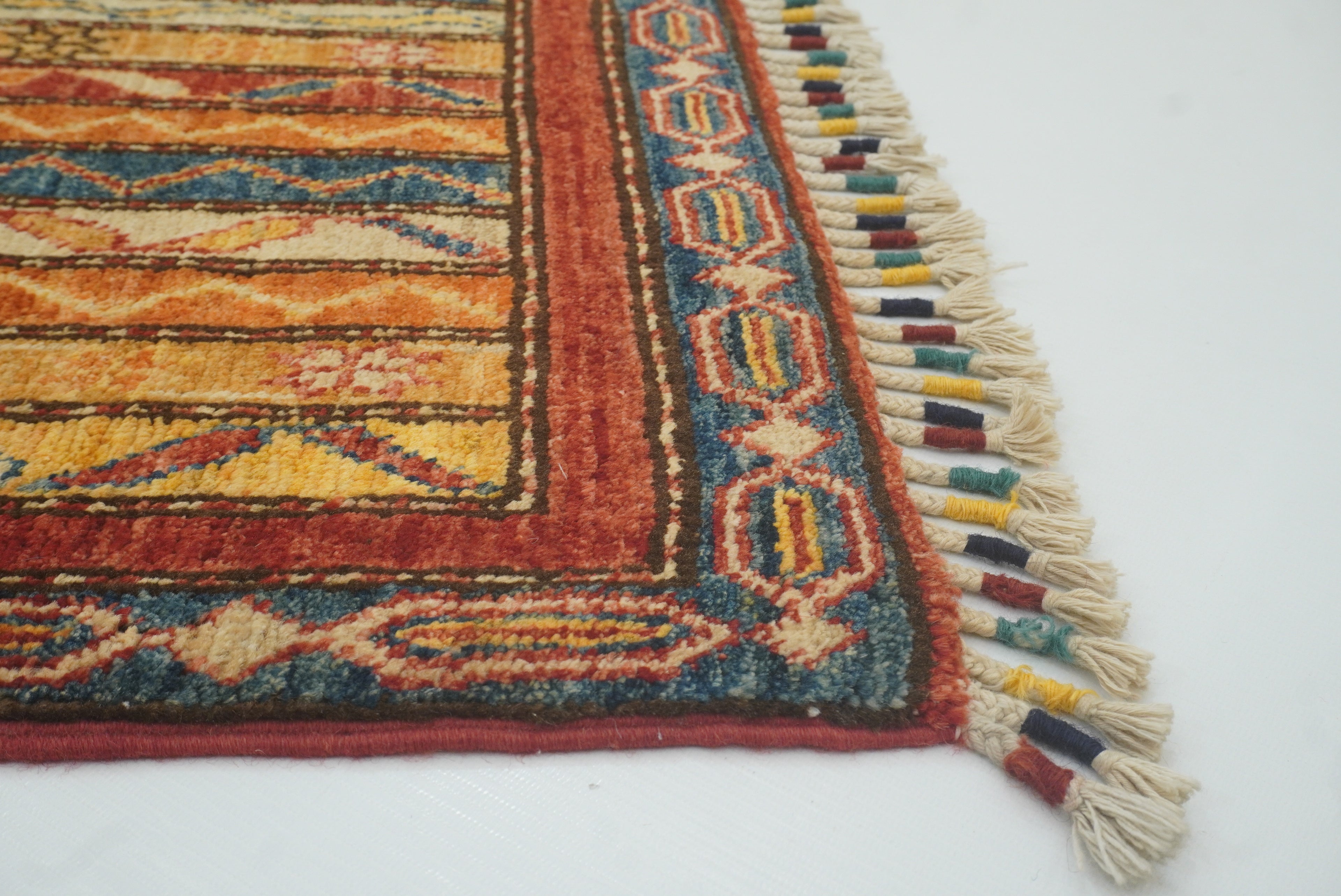2x3 Red Turkish Hand-Knotted Wool Rug - Yildiz Rugs