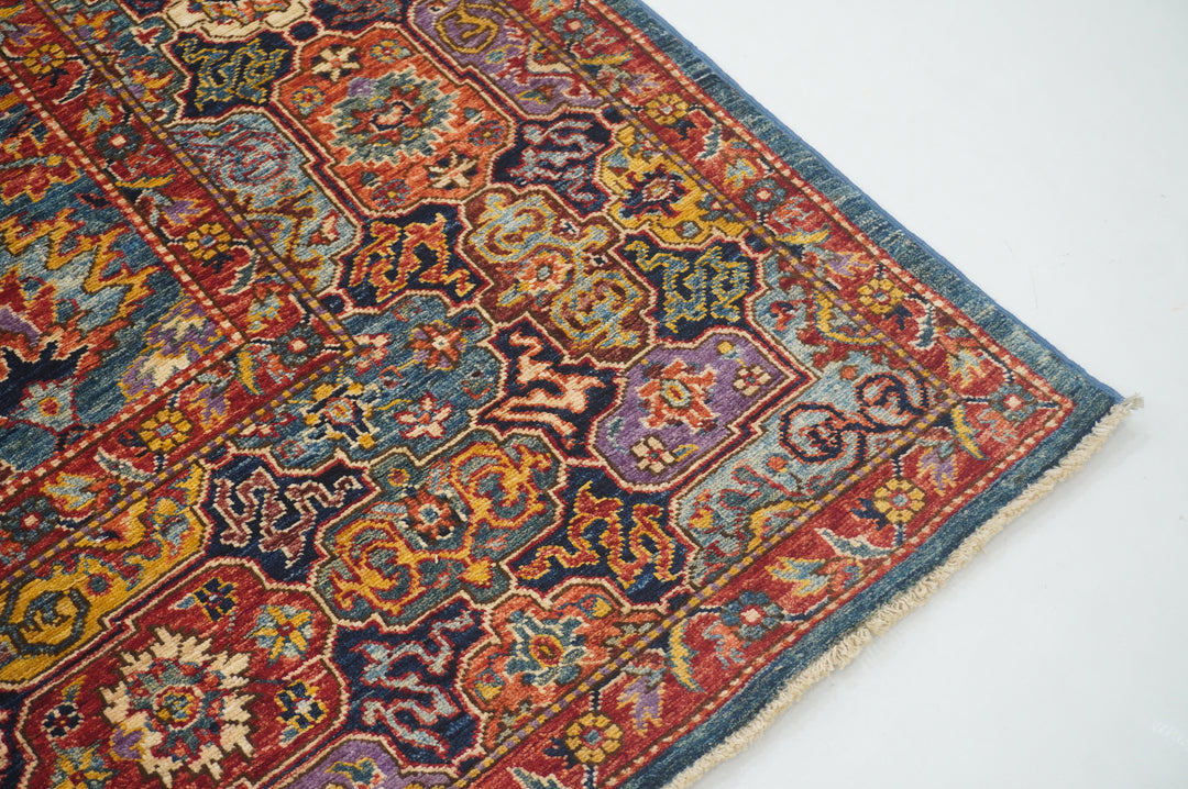 8x10 Blue Bidjar Afghan Hand knotted Oriental Rug - Yildiz Rugs