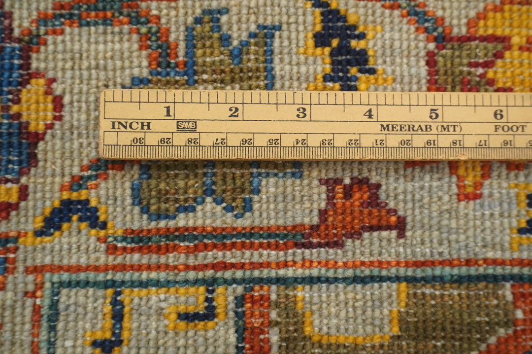 6x9 Bidjar Taupe Gray Afghan Hand knotted Oriental Rug