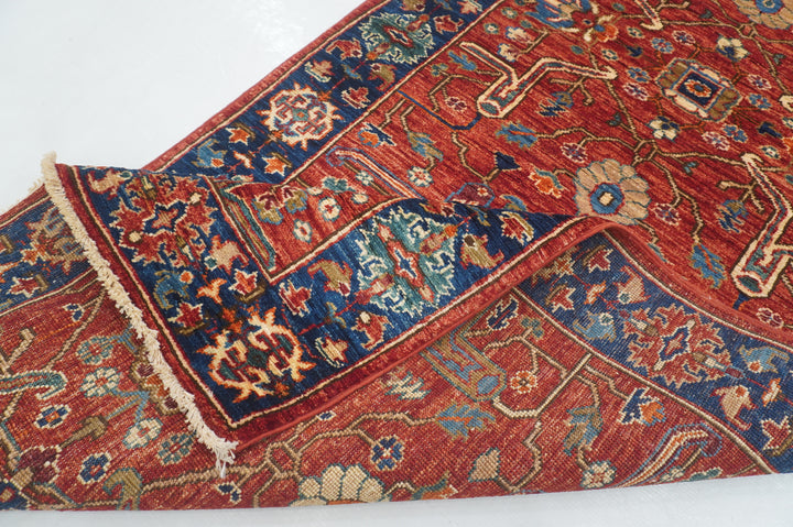 14 Ft Red Bidjar Afghan hand knotted Oriental Runner Rug - Yildiz Rugs