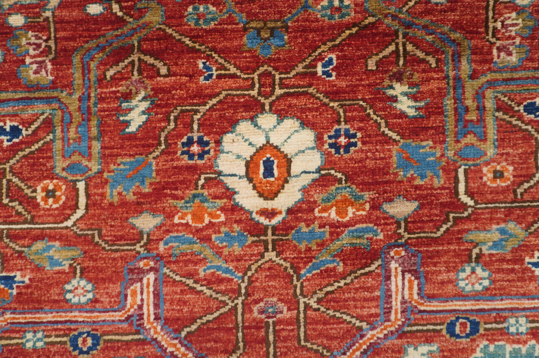 14 Ft Red Bidjar Afghan hand knotted Oriental Runner Rug - Yildiz Rugs