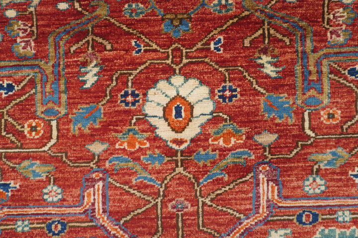 14 Ft Red Bidjar Afghan hand knotted Oriental Runner Rug - Yildiz Rugs