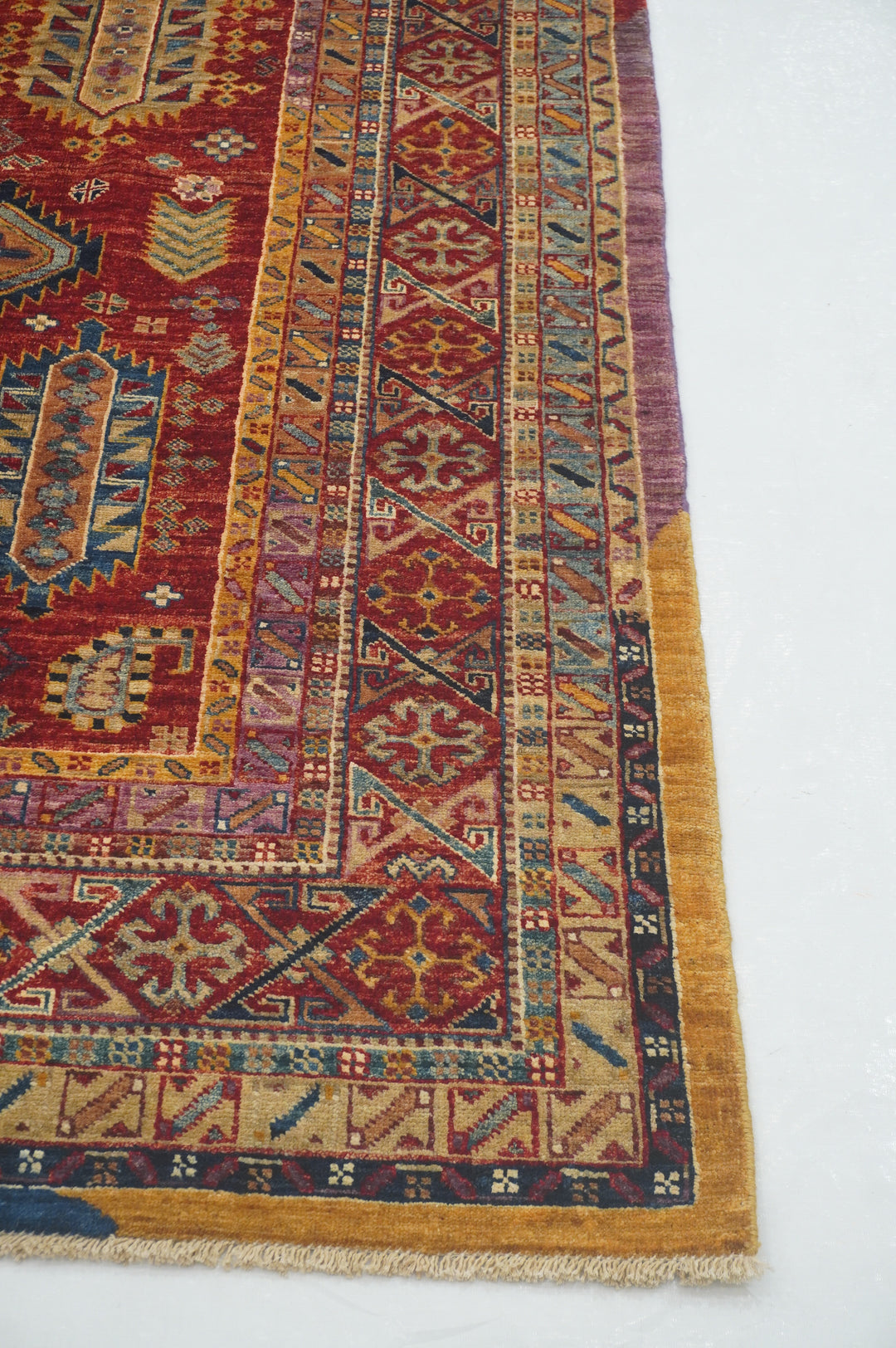 8x10 Red Samarkand Afghan Tribal Baluch Oriental Rug