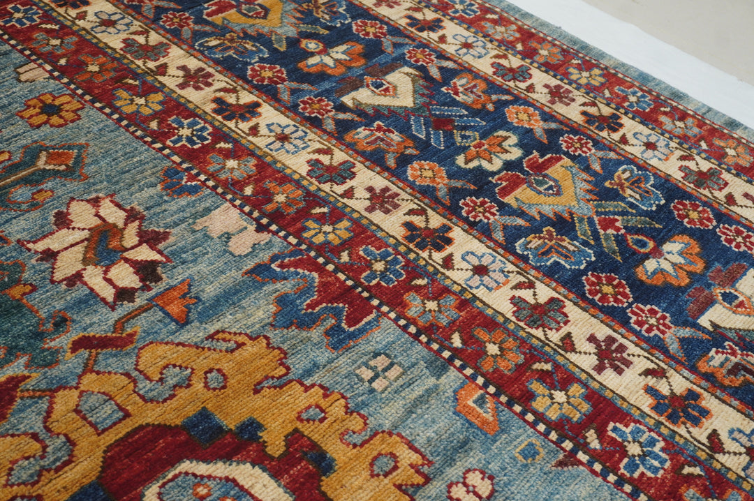 10x14 Blue Bidjar Afghan Hand knotted Oriental Rug