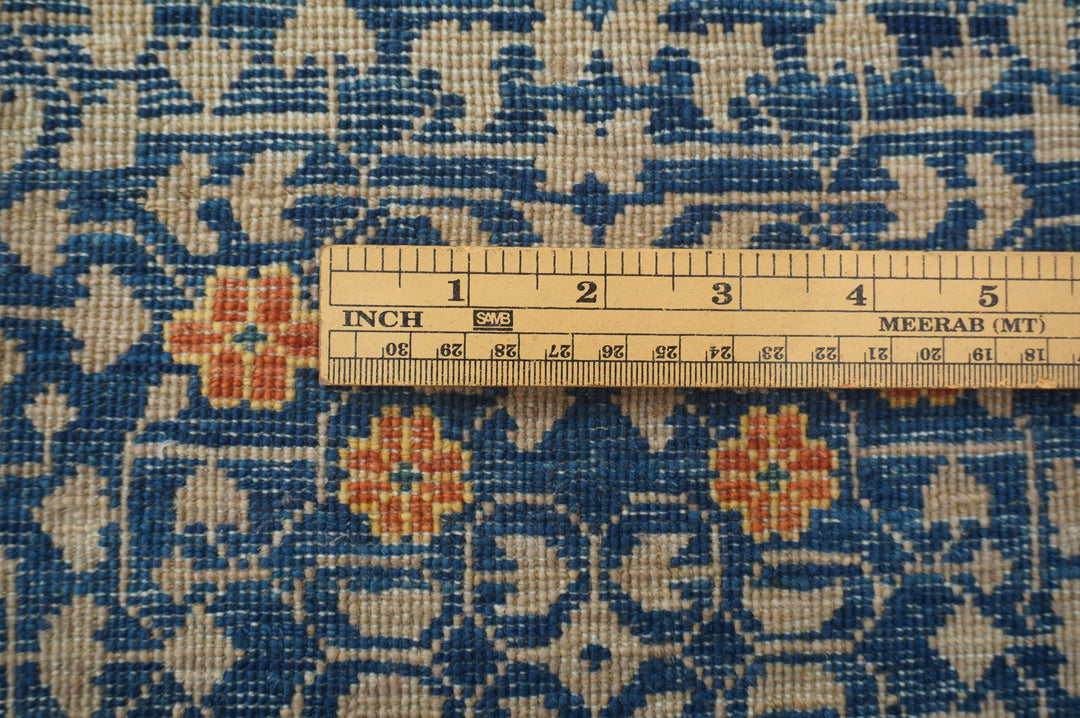 8x10 Taupe Gray Mamluk Turkish Fine Hand knotted Wool Medallion Rug