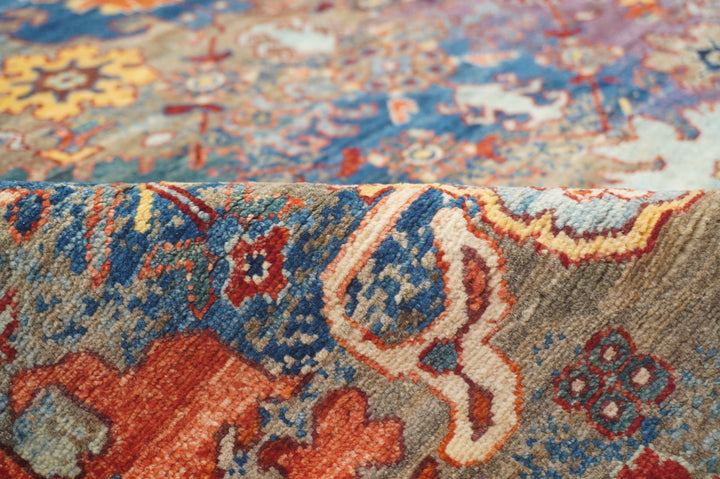 7x10 Gray Modern Bidjar Afghan Hand knotted Wool Oriental Rug - Yildiz Rugs