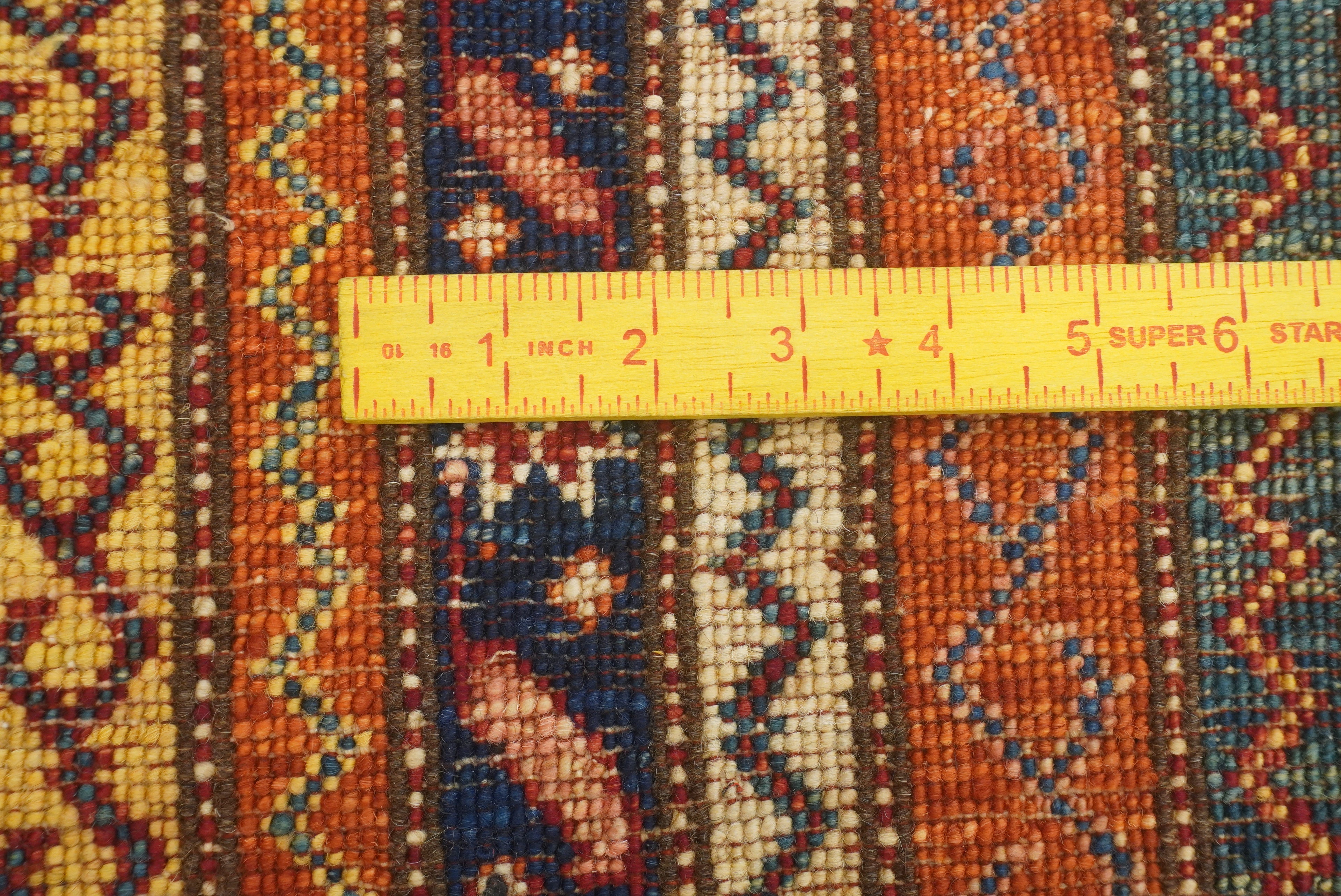 2'3"x6'5" Red Shawl Hand Knotted Wool Runner Rug - Yildiz Rugs