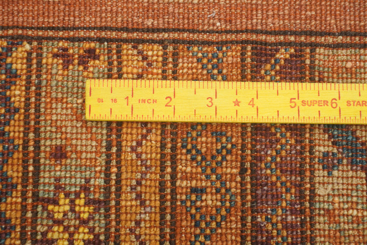 2x5 Red Shaal Turkish Hand knotted Runner Rug - Yildiz Rugs
