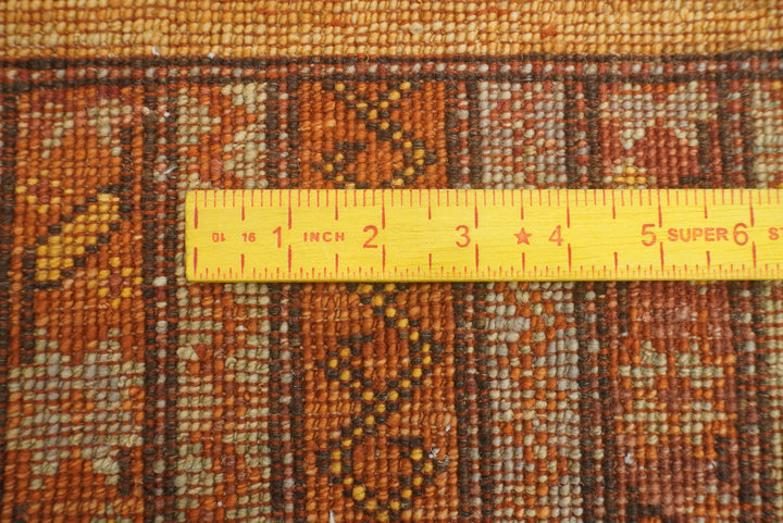 2x5 Orange Shaal Turkish Hand knotted Runner Rug - Yildiz Rugs